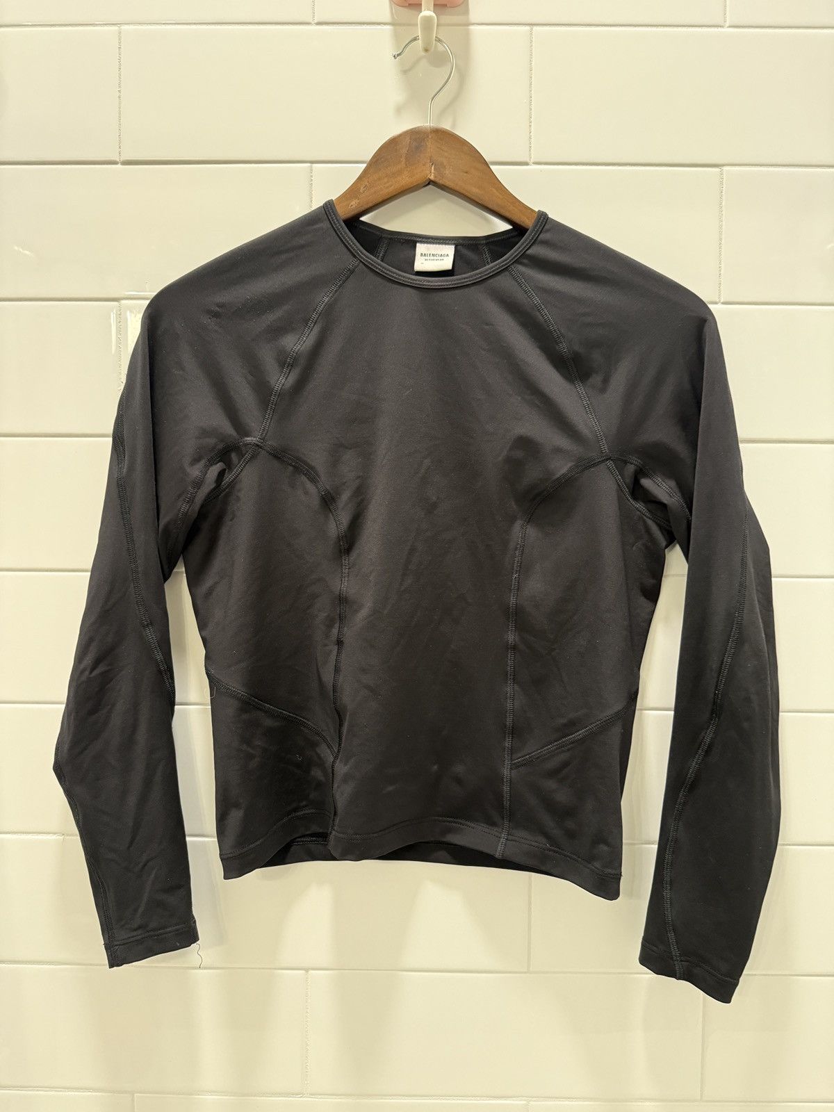 Balenciaga Balenciaga Activewear Logo longsleeve Size US XS / EU 42 / 0 - 3 Thumbnail