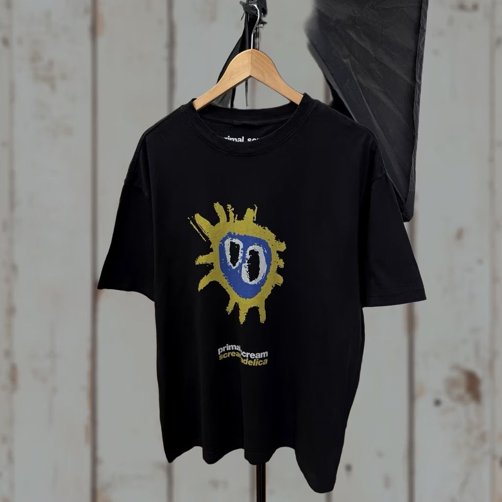Vintage VINTAGE Primal Scream Screamadelica Rock Band T-Shirt Black L Mens Size US L / EU 52-54 / 3 - 1 Thumbnail