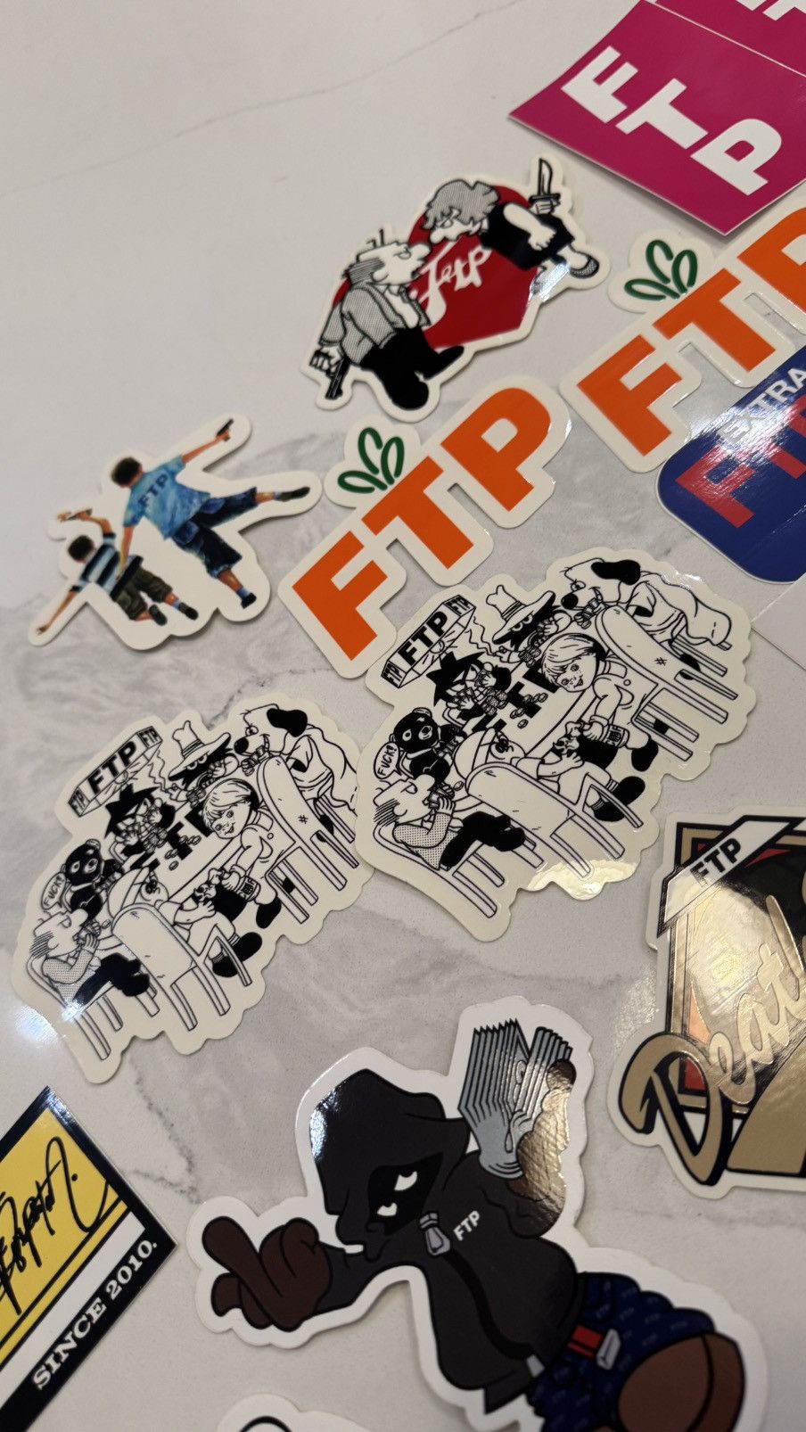 Fuck The Population Ftp Sticker Collection Fuck The Population sticker logo lot Size ONE SIZE - 14 Thumbnail