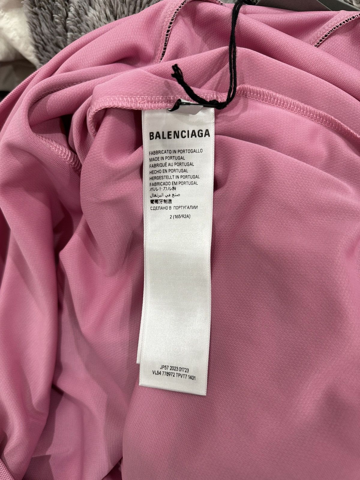 Balenciaga Balenciaga Pink Soccer Paris Jersey Longsleeve BNWT Size US M / EU 48-50 / 2 - 9 Thumbnail