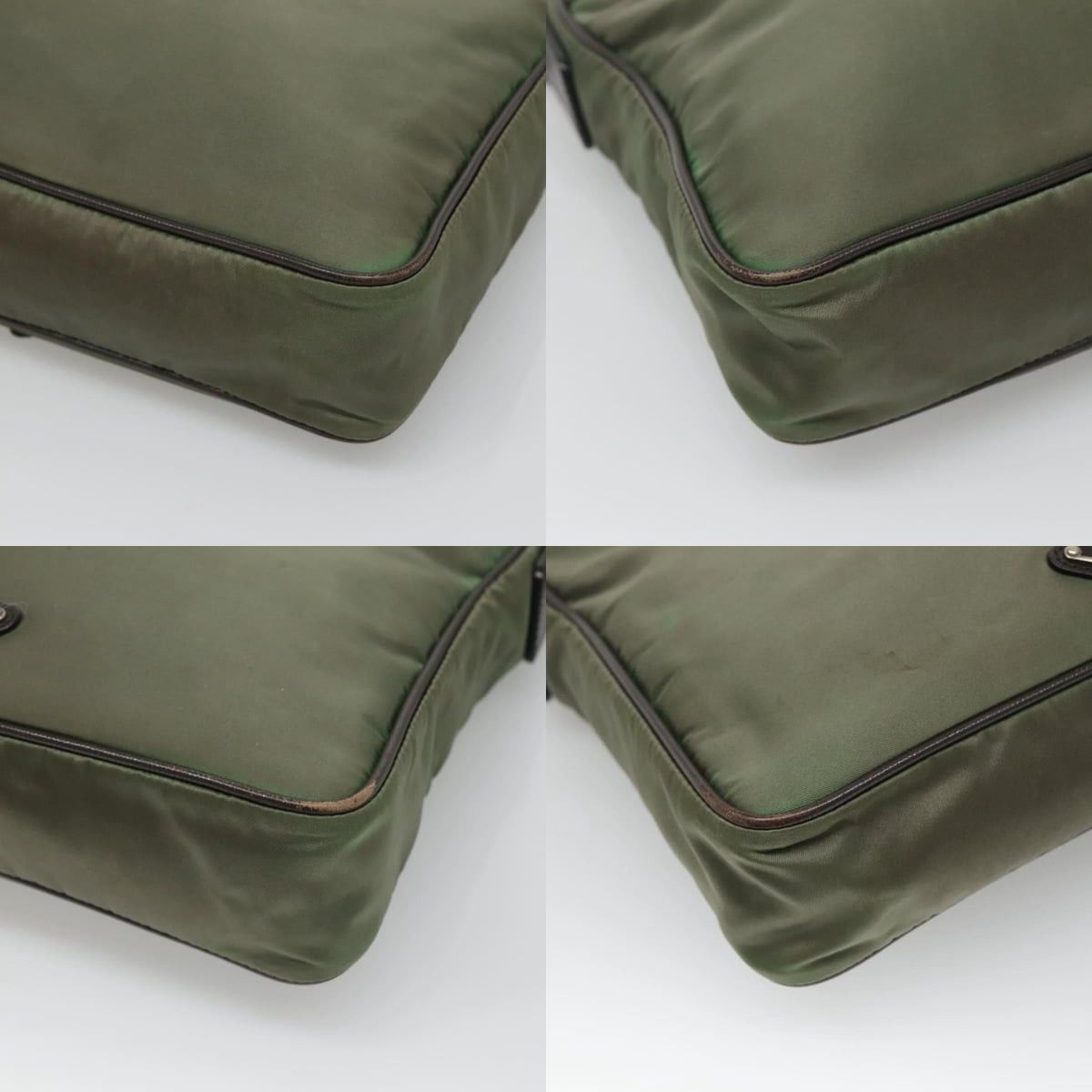 Prada PRADA Shoulder Bag Nylon Khaki Silver Size ONE SIZE - 10 Thumbnail