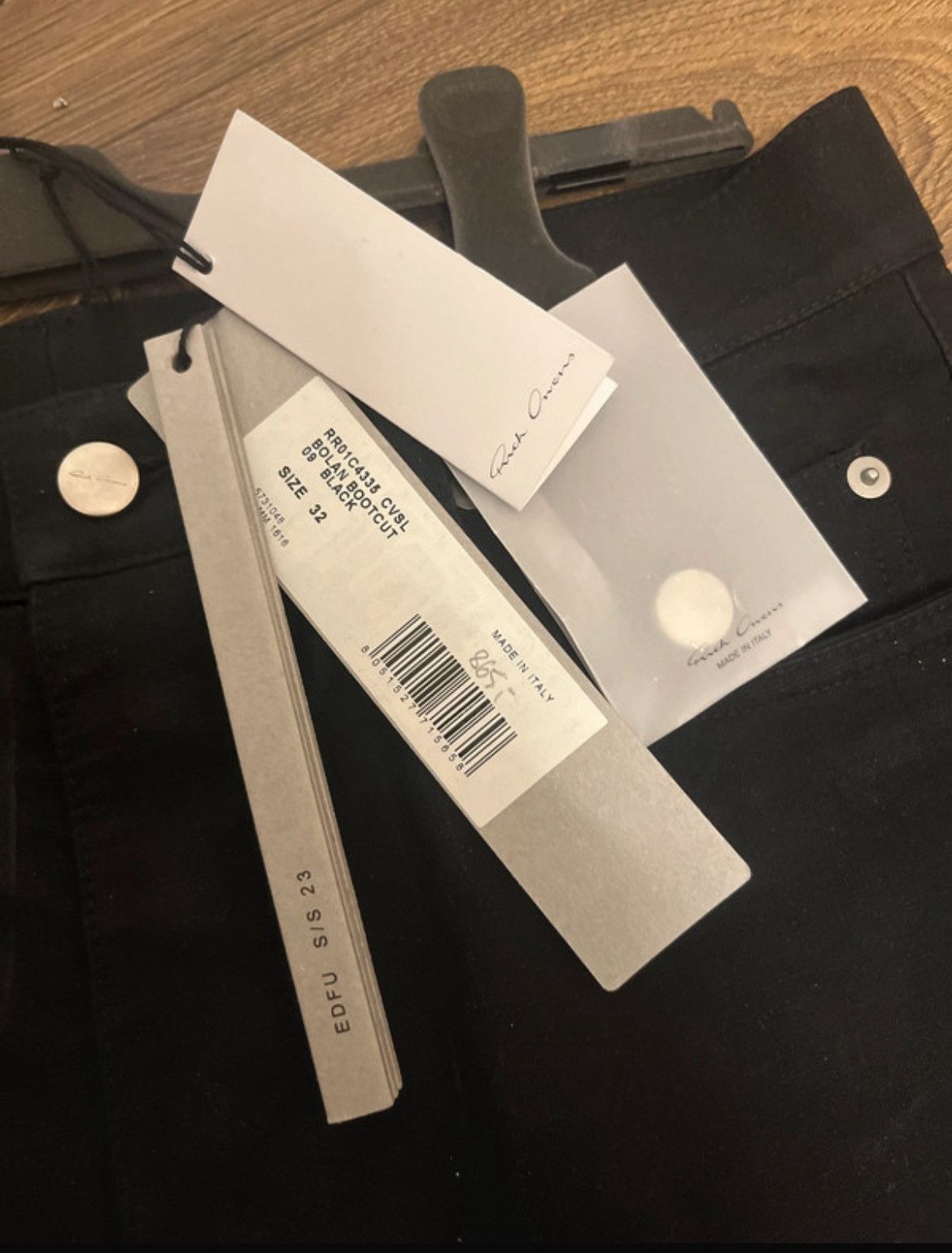 Rick Owens Rick owens bolan bootcut edfu s/s 23 Size US 32 / EU 48 - 3 Thumbnail