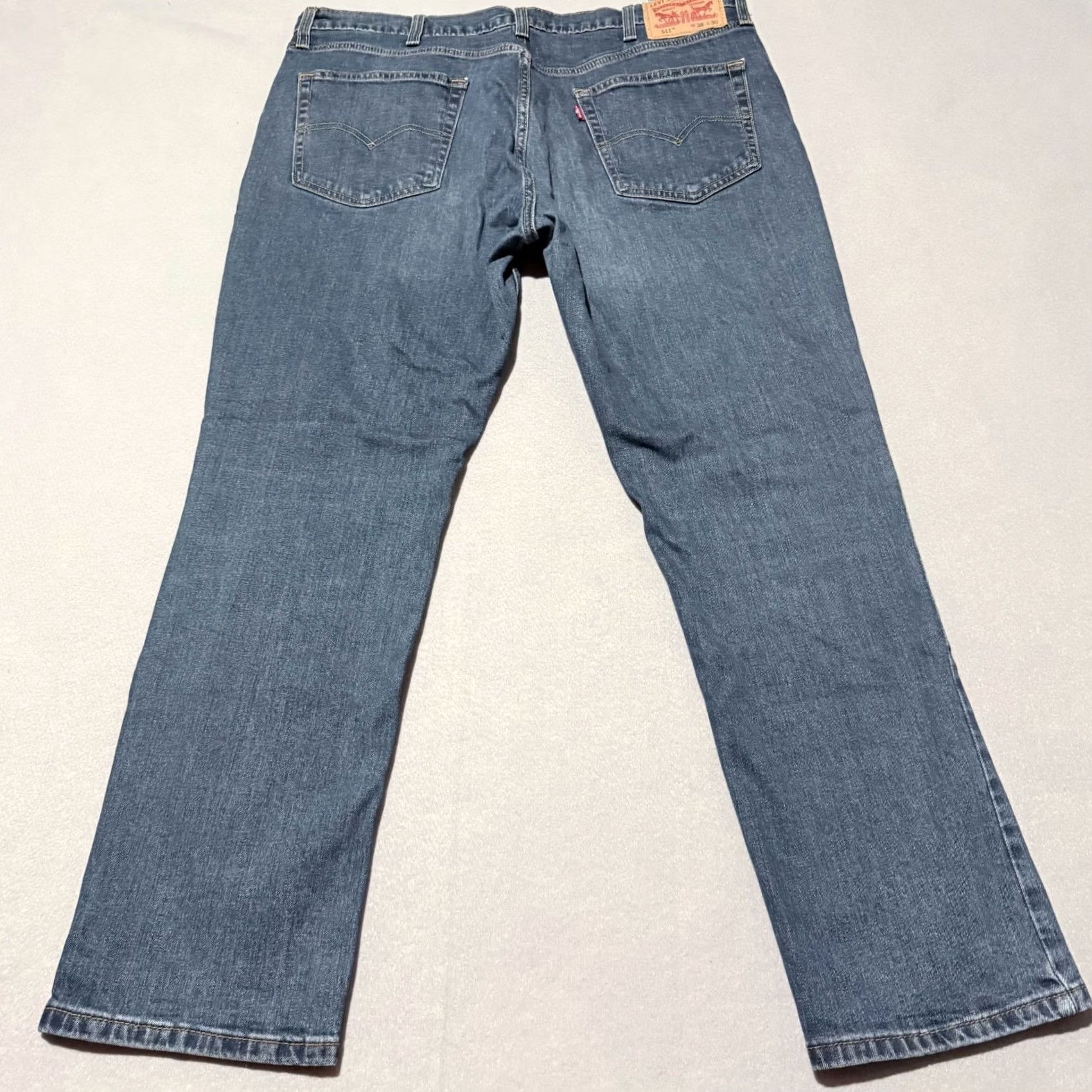 Levi's Levi's 511 Jeans Men Blue Denim Mid-Rise Straight 38X30 Classic 5-Pocket Fit - Flaws Size US 38 / EU 54 - 6 Thumbnail