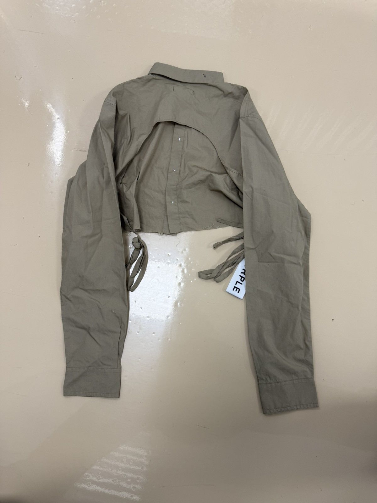 Other Purple Brand Poplin Cropped Shirt Size S / US 4 / IT 40 - 4 Thumbnail