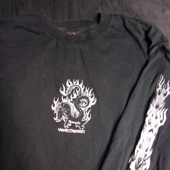 Other Vintage Y2K Year Of The Dragon Skater Long Sleeve T-Shirt Size US XL / EU 56 / 4 - 2 Thumbnail