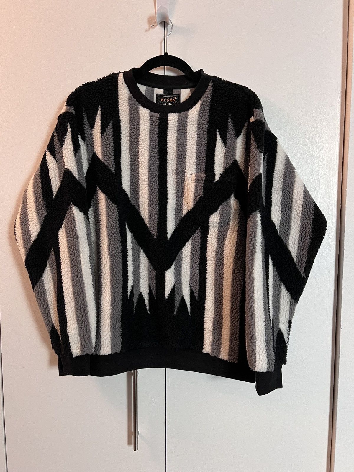 image of Beams Plus Beam Felice Sweatshirt L. NWT $390 in Black, Men's (Size Large)