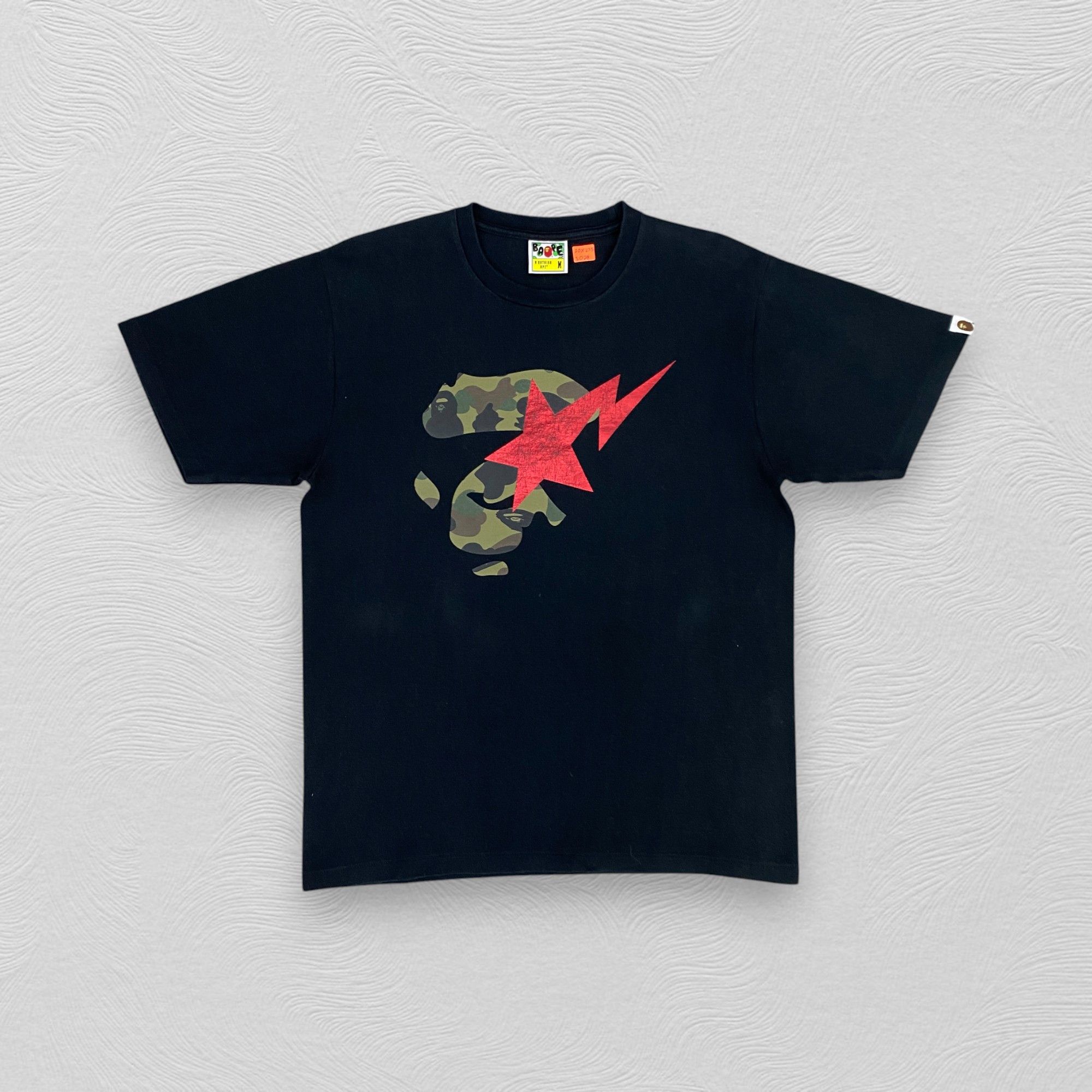 Vintage Bathing Ape Camo Face Sta Tshirt - I028