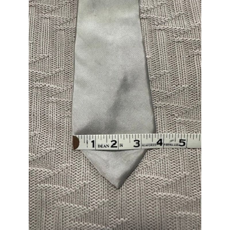 Valentino Valentino silver rhinestone Italian silk tie Size ONE SIZE - 6 Thumbnail