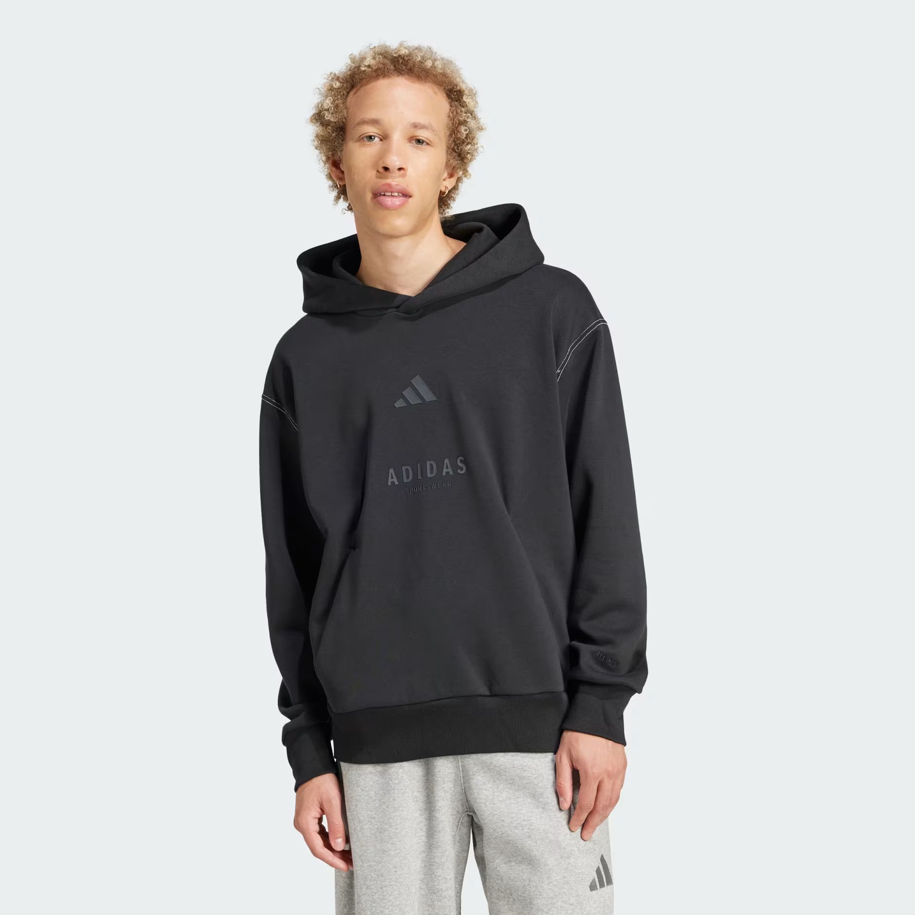 Adidas o1mle0426 Graphic Hoodie In Black Size US S / EU 44-46 / 1 - 1 Thumbnail
