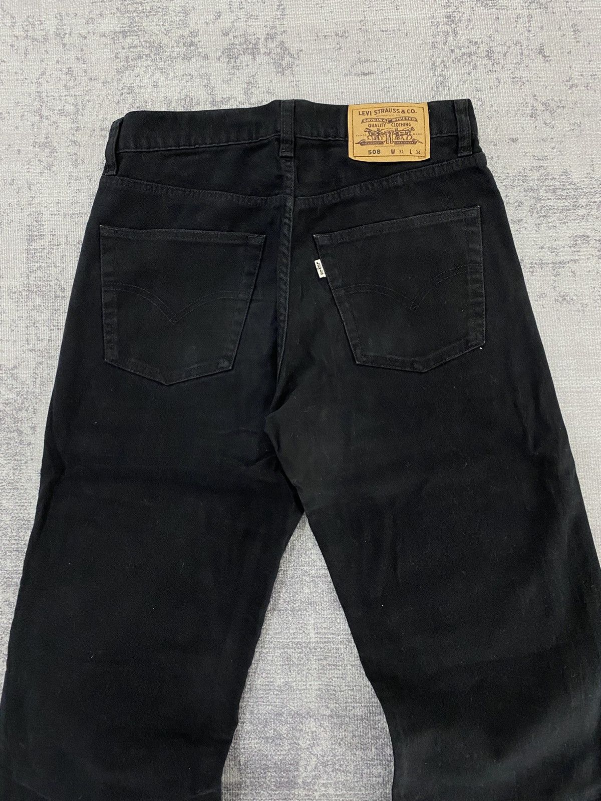 Levi's levis 508 black pants Size US 28 / EU 44 - 9 Thumbnail