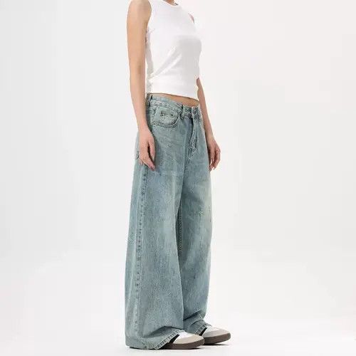 VIBE American straight wide-leg loose jeans baggy jeans Size US 32 / EU 48 - 2 Thumbnail