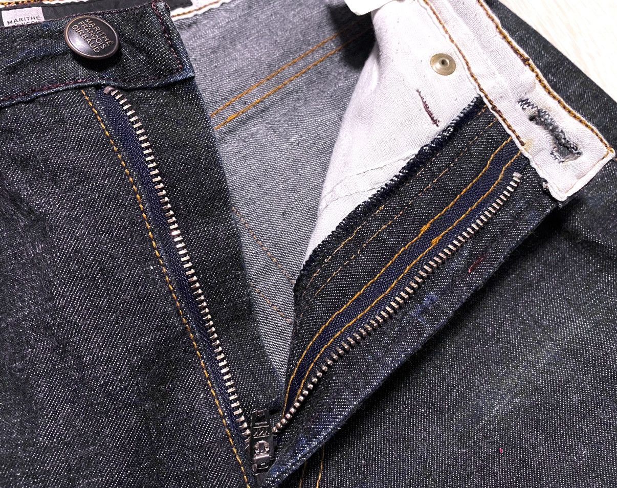 Marithe + Francois Girbaud Marithé + Francois Girbaud M+FG Navy Selvedge Denim Jeans Size 27" / US 4 / IT 40 - 17 Thumbnail