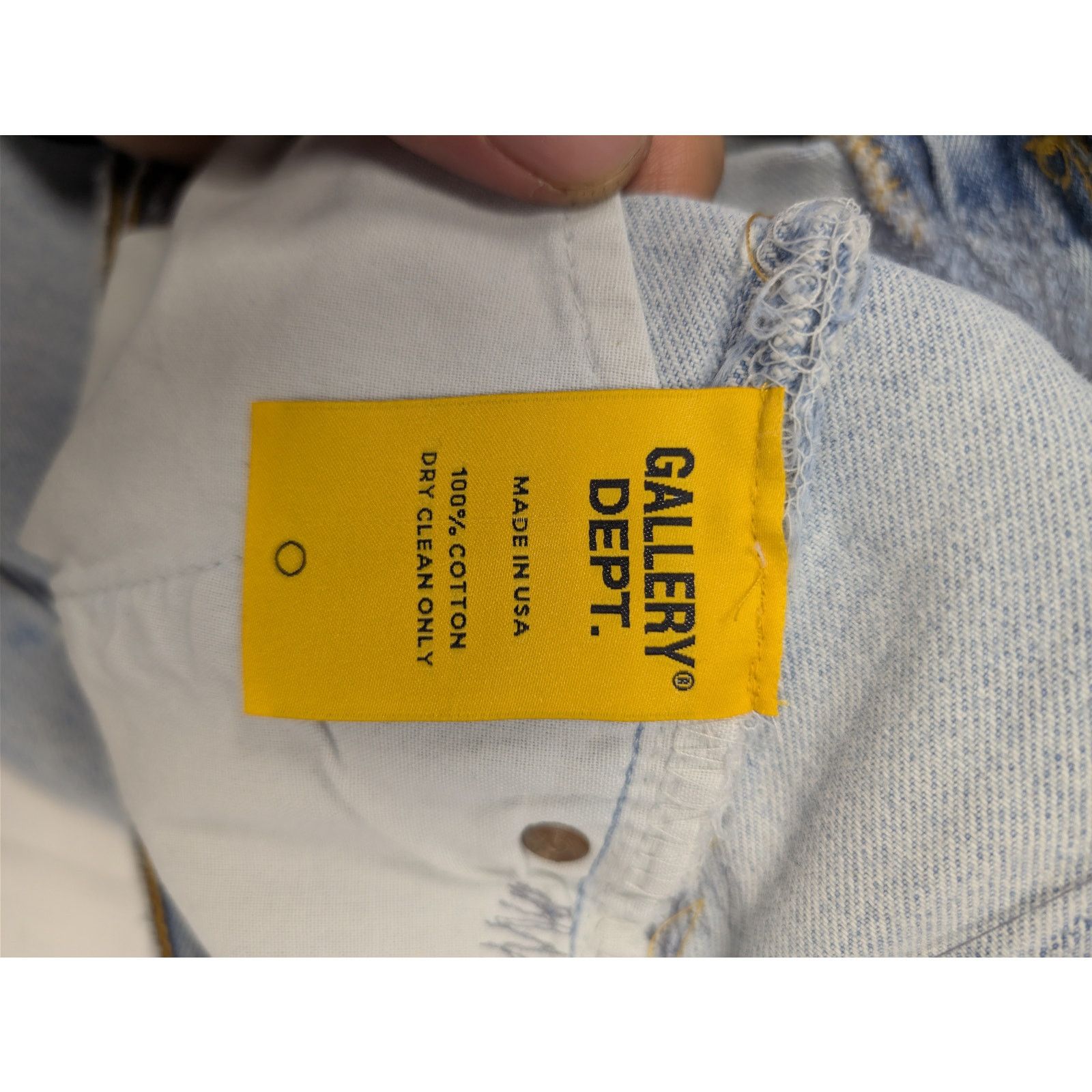 Gallery Dept. o1rshd1 5001 Gap Faded Denim Jeans in Blue 37 x 35 Size US 37 - 21 Thumbnail