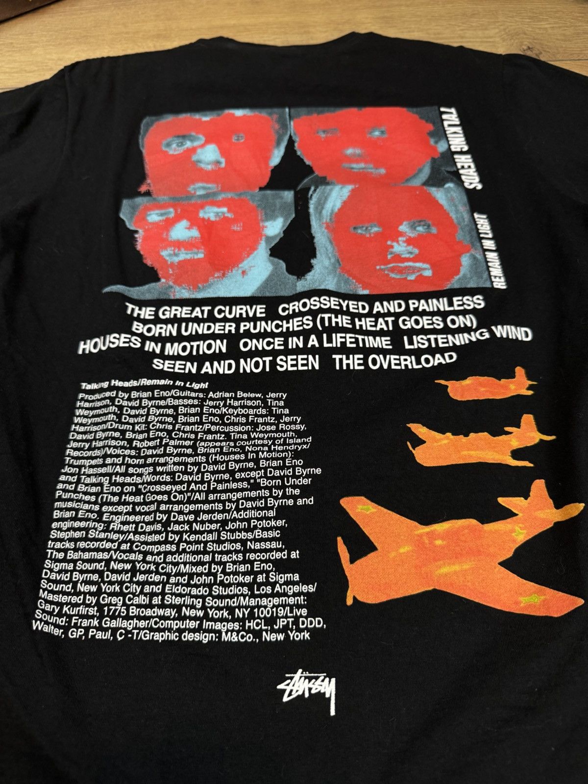 Stussy T shirt Stussy x Talking Heads original streetwear item Size US M / EU 48-50 / 2 - 3 Thumbnail