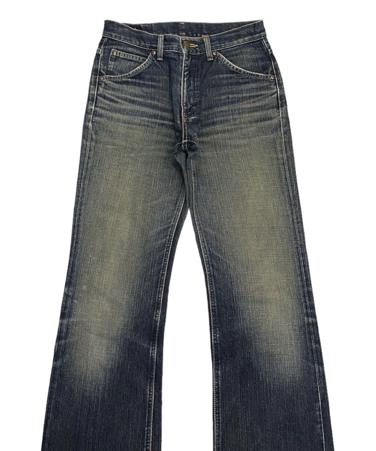If Six Was Nine FLARE JEANS🔥VTG LEE RIDERS RUSTY DISTRESSED DENIM BOOTCUT Size US 29 - 3 Thumbnail