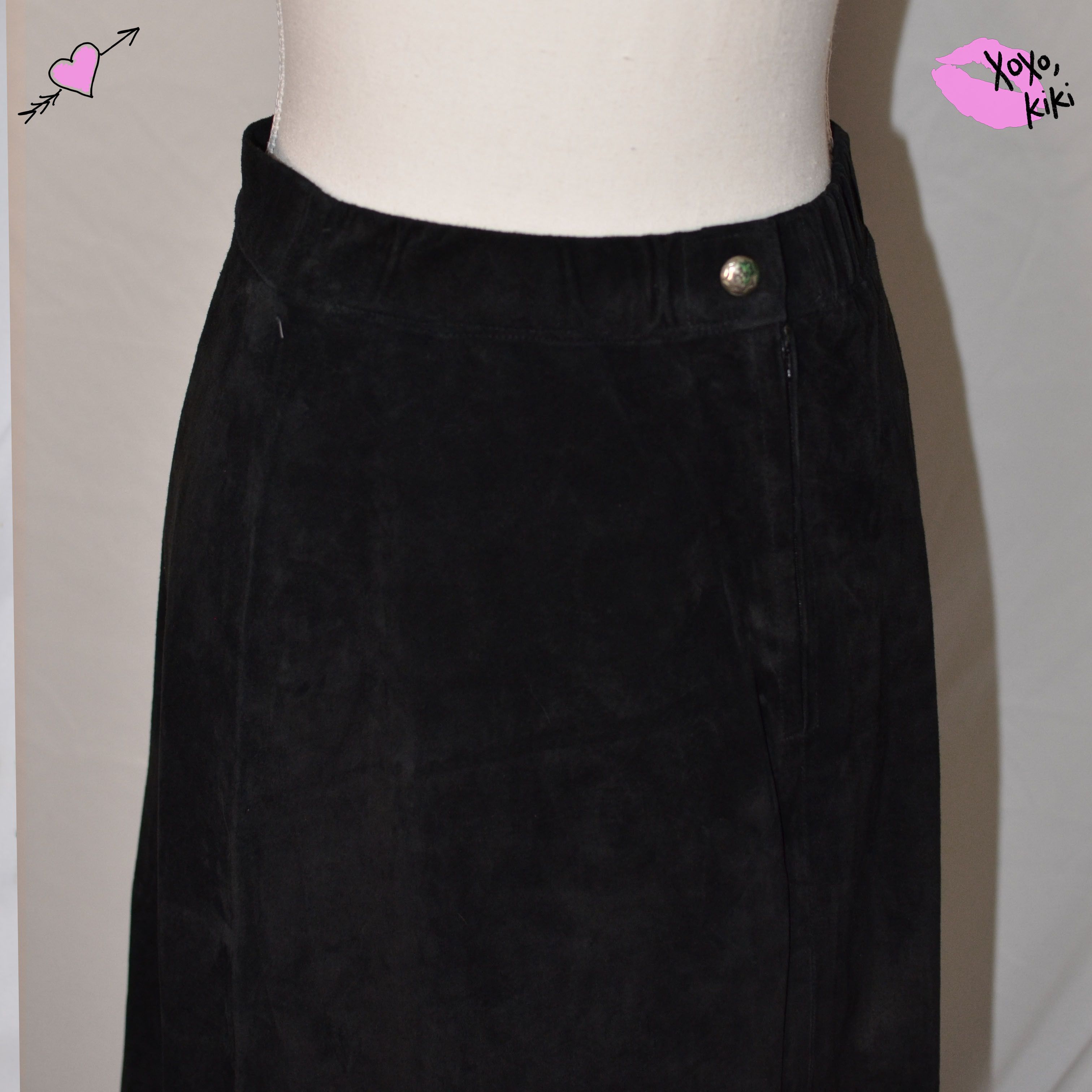 Other LEATHER MAXI SKIRT Size 25" / US 0 / IT 36 - 3 Thumbnail
