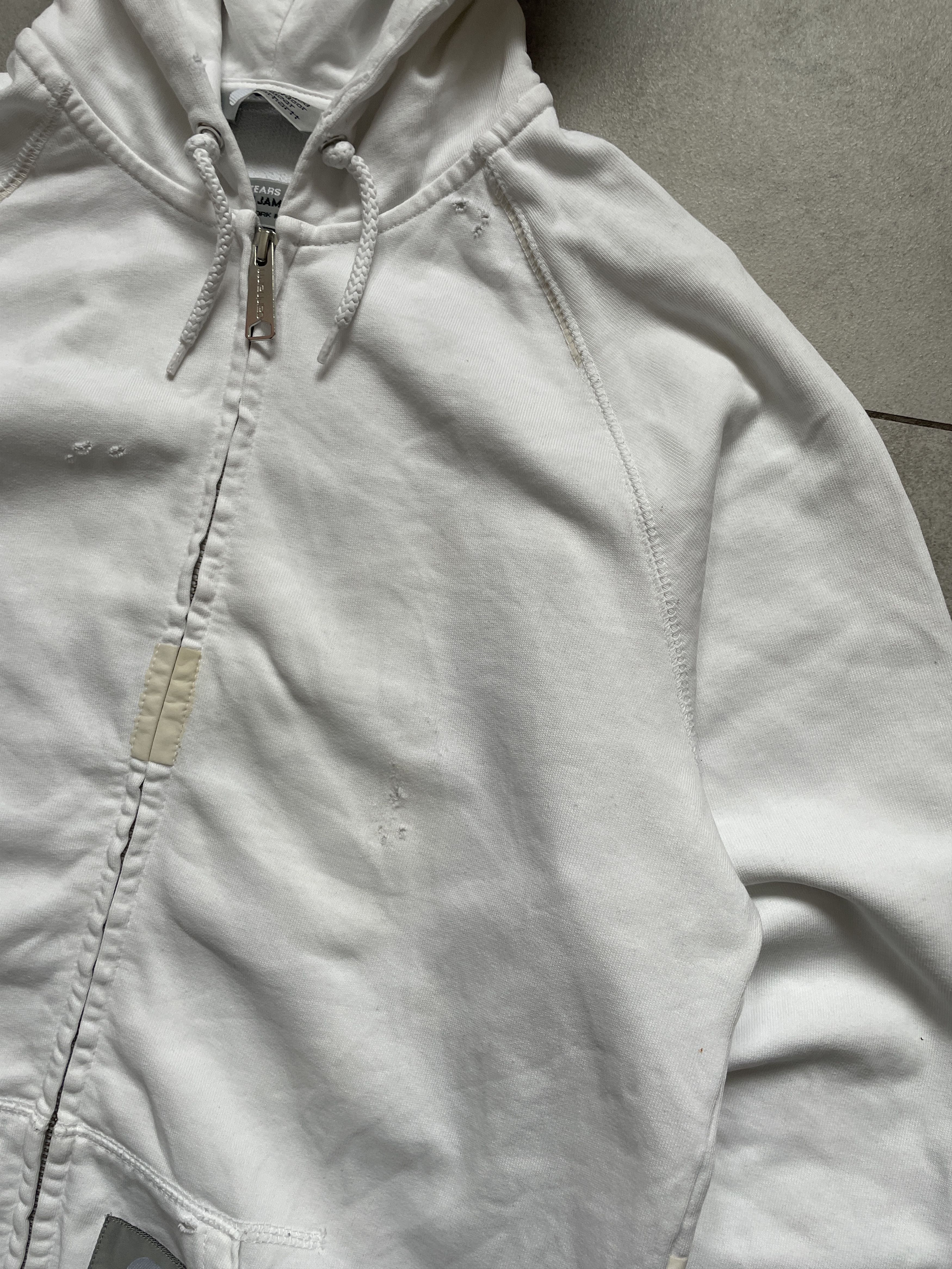 Carhartt CARHARTT \SLAM JAM WHITE DISTRESSED REFLECTIVE ZIP HOODIE Size US S / EU 44-46 / 1 - 8 Thumbnail