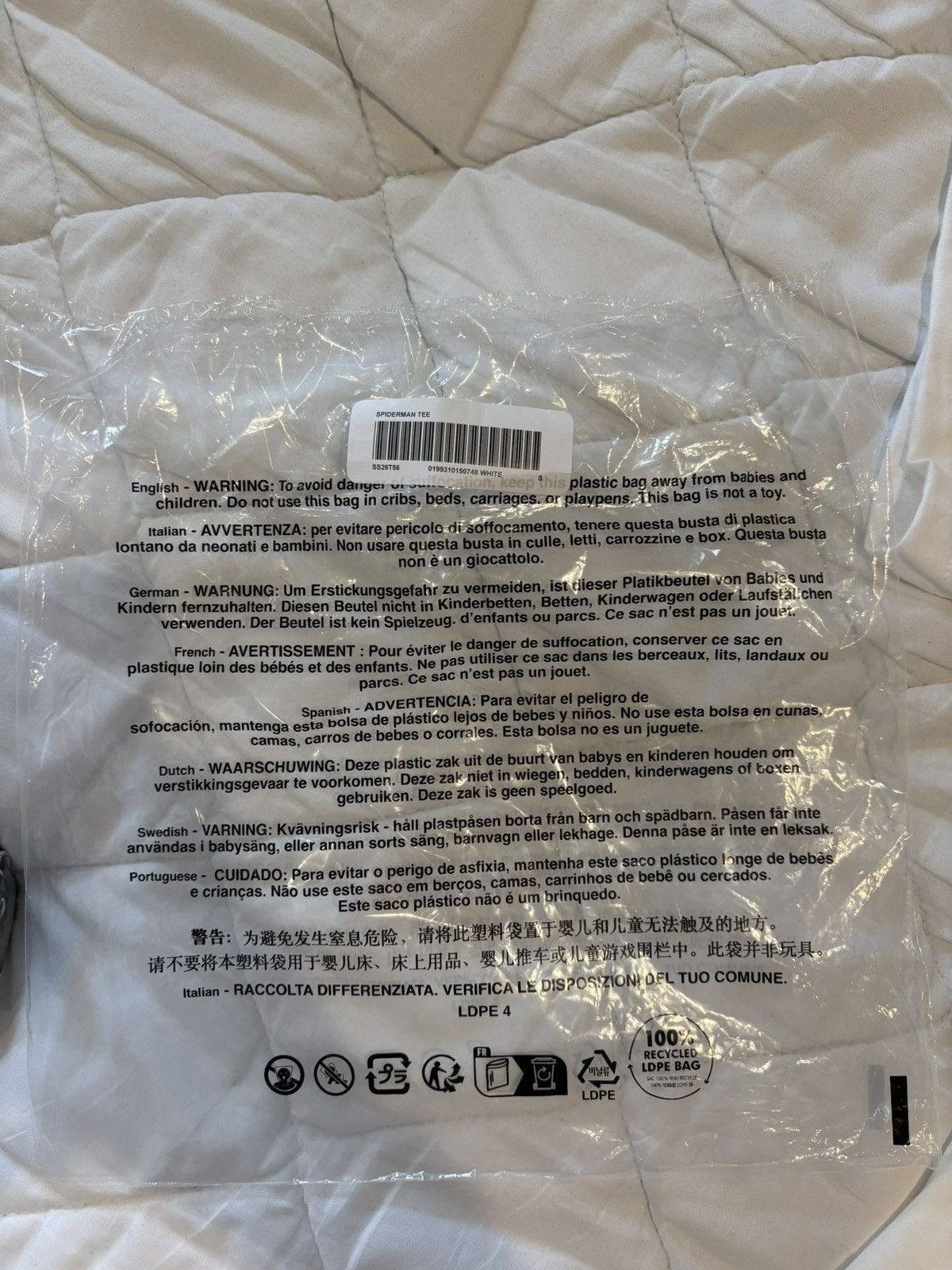 Supreme Supreme Spider-Man Tee Size US S / EU 44-46 / 1 - 4 Thumbnail