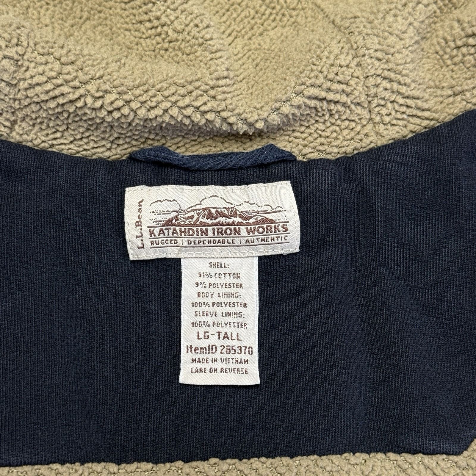 L.L. Bean LL Bean Katahdin Iron Works Hoodie Sweatshirt Mens LT Size US L / EU 52-54 / 3 - 9 Thumbnail
