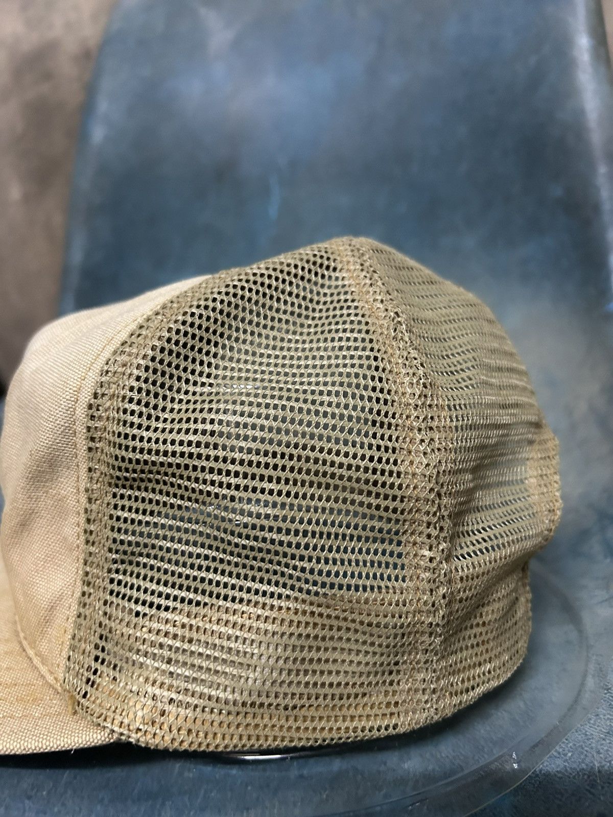 Carhartt 90s Original Mesh Trucker Cap Tan/Beige Size ONE SIZE - 13 Thumbnail