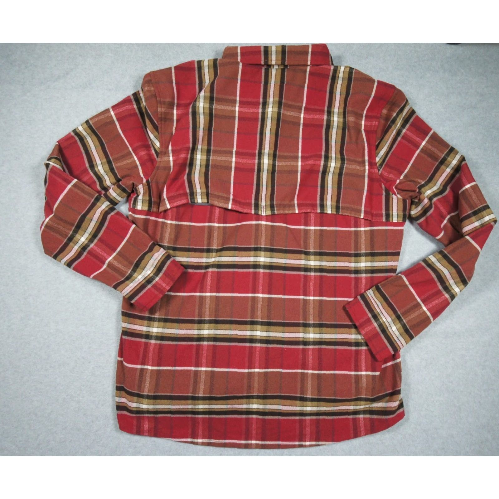 The North Face The North Face Shirt XLarge Red Flannel Button-Down Long-Sleeve Vented Mens Size US XL / EU 56 / 4 - 6 Thumbnail