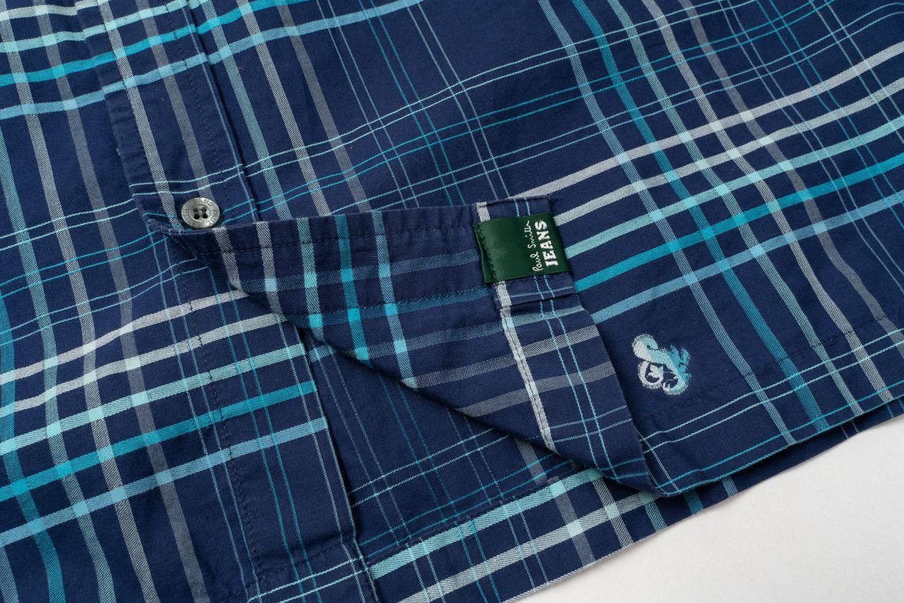 Paul Smith 🔵PAUL SMITH JEANS Vintage Short Sleeve Zodiac Cotton Shirt Size US XL / EU 56 / 4 - 15 Thumbnail