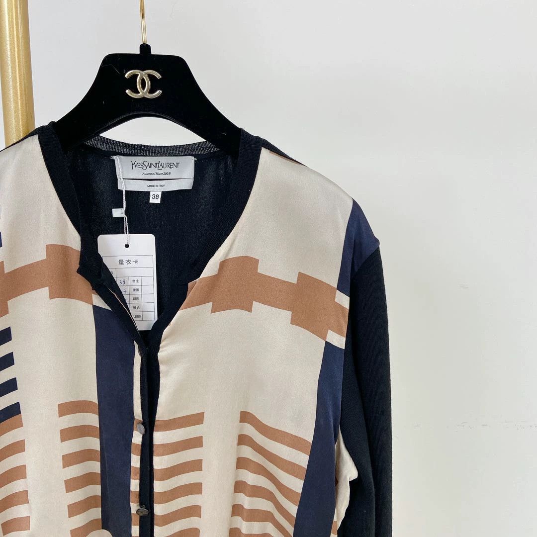 Yves Saint Laurent YSL silk top jkt Size XS / US 0-2 / IT 36-38 - 3 Thumbnail