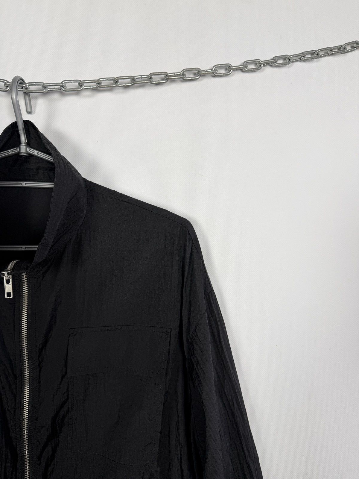 Other INGNI Full Zip Cropped Oversized Nylon Jacket Black Size M Size M / US 6-8 / IT 42-44 - 2 Thumbnail