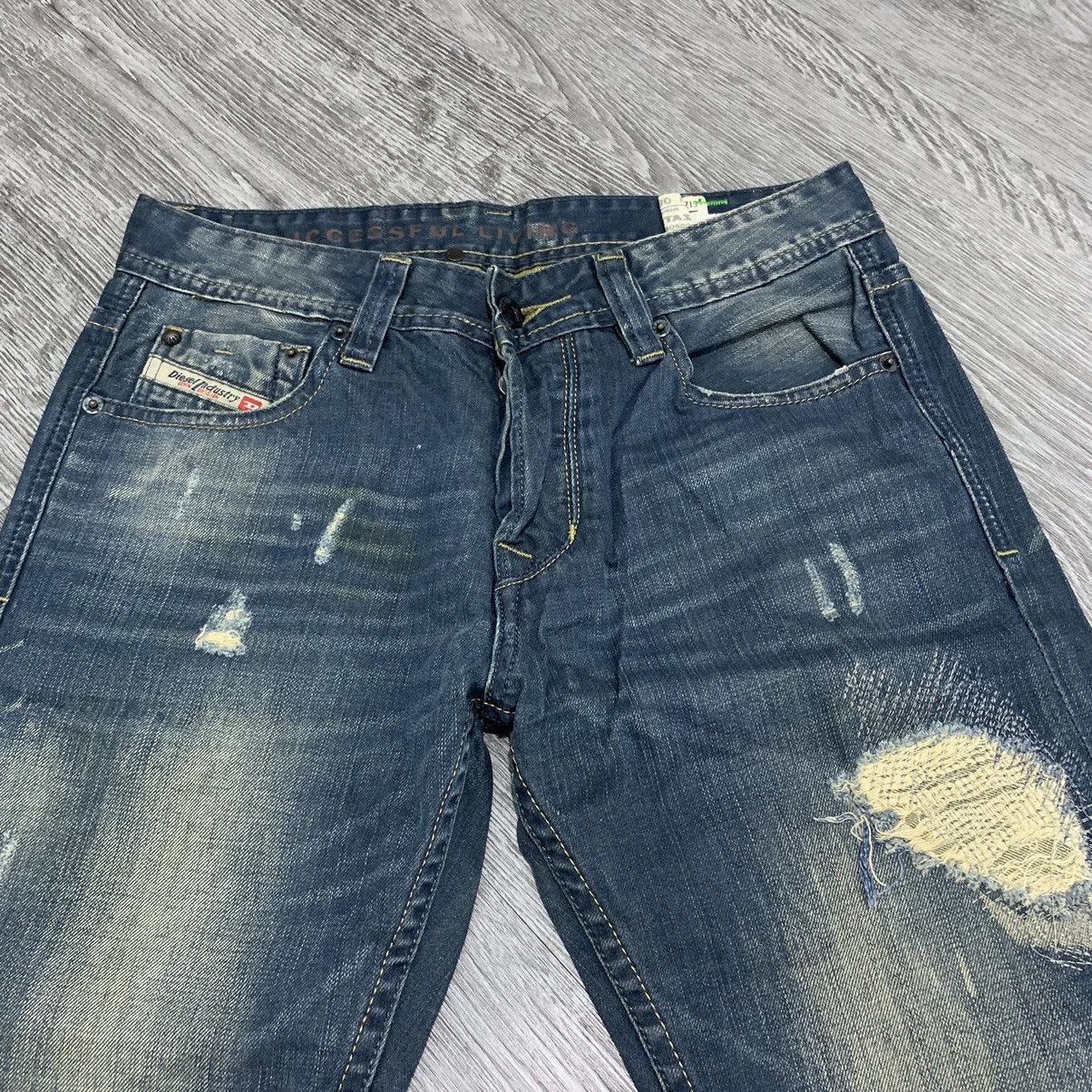 Diesel Diesel Zatiny Distressed Denim Pant Size US 30 / EU 46 - 3 Thumbnail