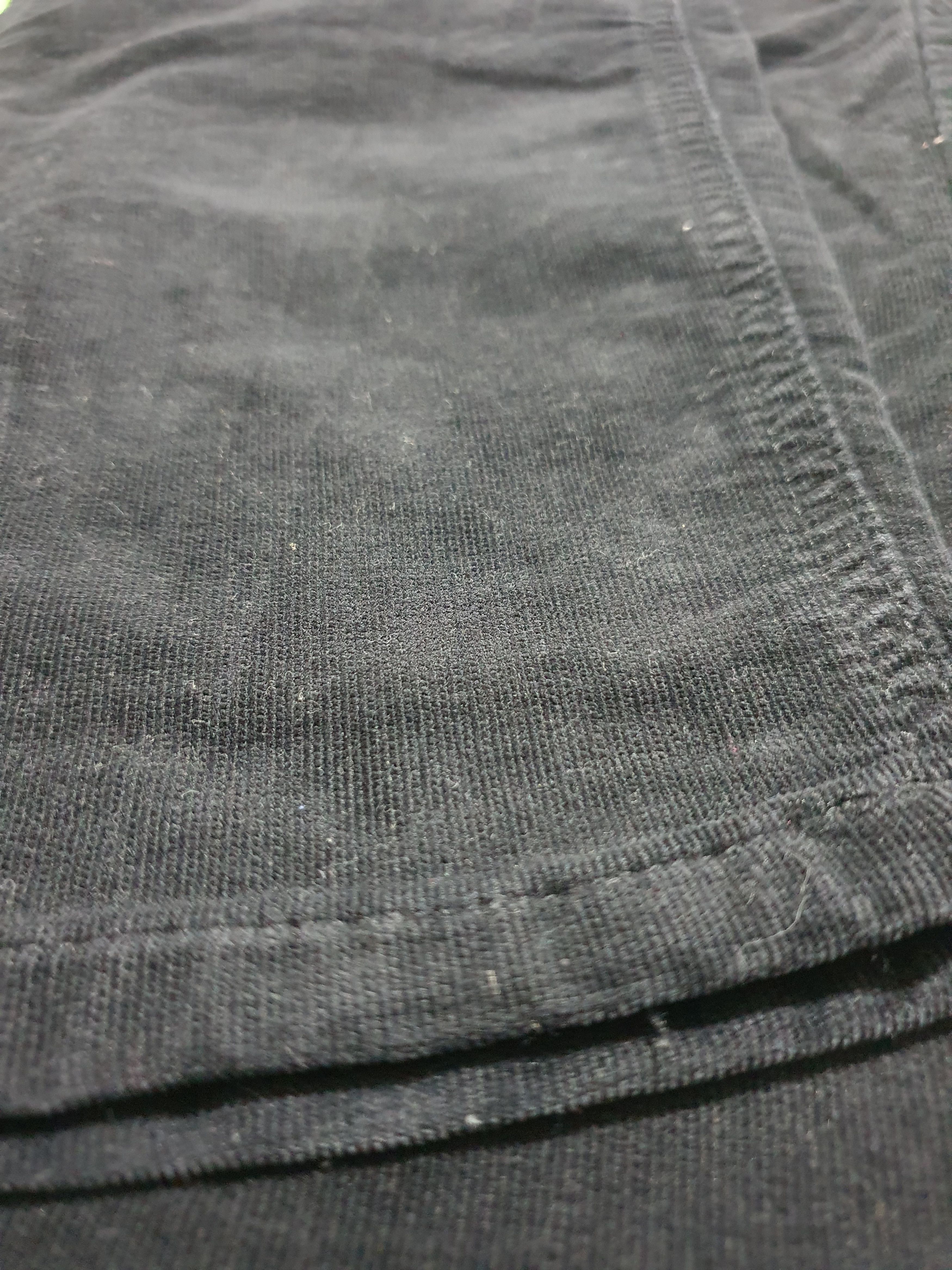 Japanese Brand × MOUSSY AZUL BY MOUSSY 28”-33”/36” BLACK CORDUROY ANKLE PANTS Size US 32 / EU 48 - 8 Thumbnail