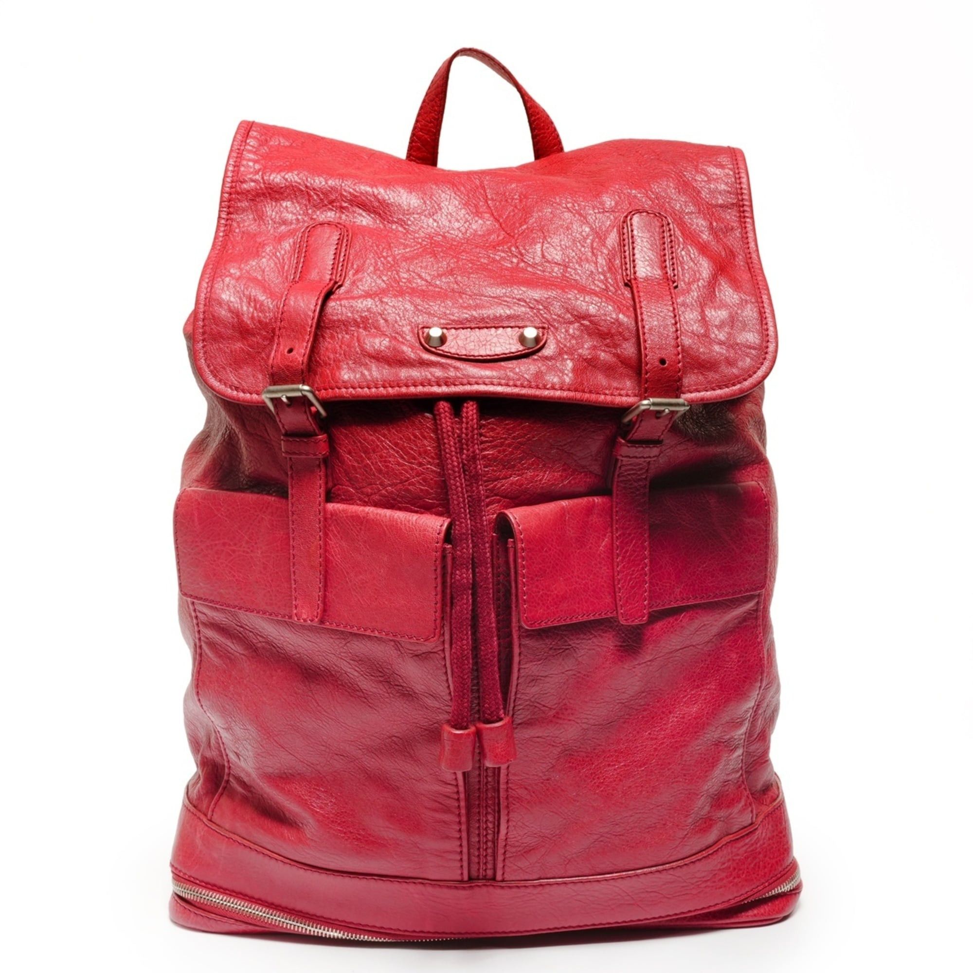 Balenciaga Balenciaga Classic Traveler Backpack/Daypack, Red, WS26686 Size ONE SIZE - 1 Thumbnail