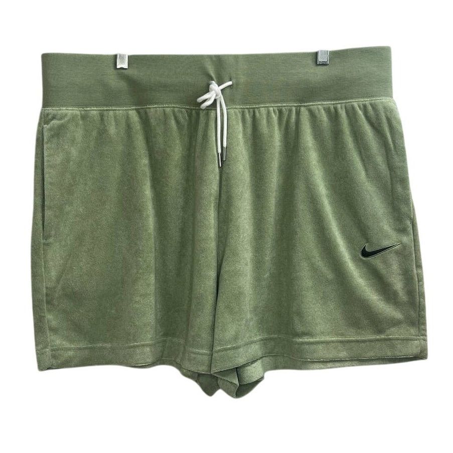 Nike Nike Sportswear Terry Shorts Women’s Plus Sz 1X (FB3137-386) Size 40" / US 18 - 3 Thumbnail