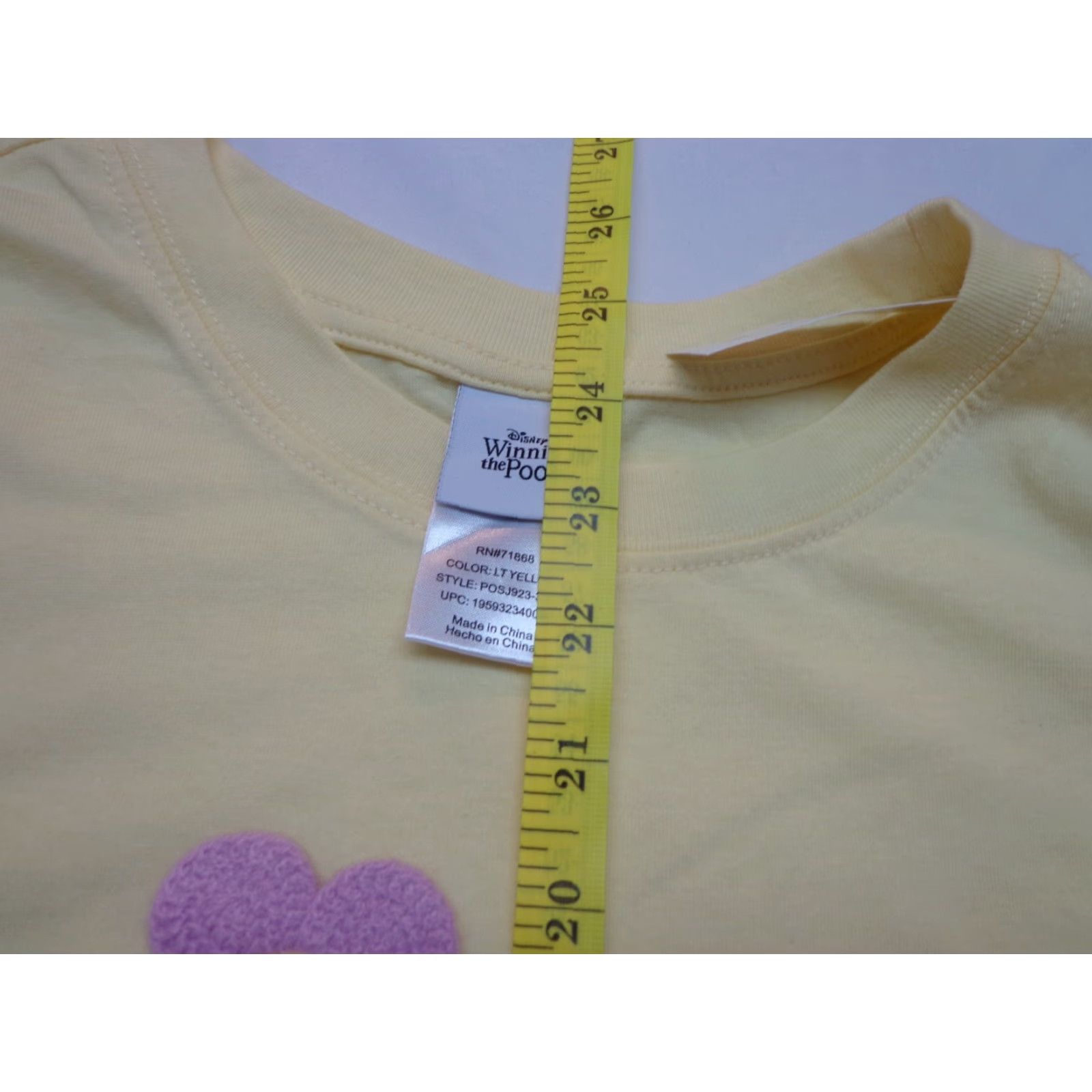Disney Disney Women's T-Shirt Crochet Winnie The Pooh & Friends Yellow XL Size XL / US 12-14 / IT 48-50 - 6 Thumbnail