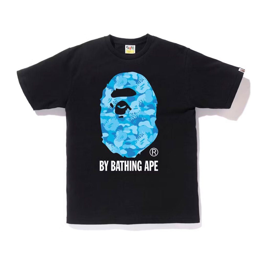 Bape Fire Camo By Bathing Tee Black Blue Size US XXL / EU 58 / 5 - 1 Preview