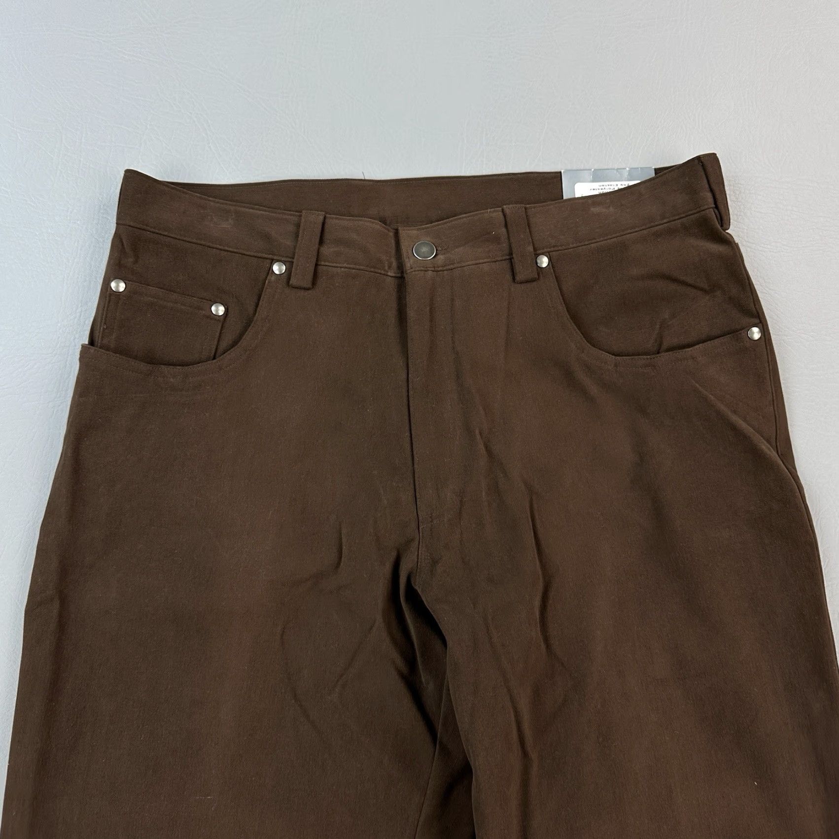 Vintage VINTAGE Ballin Next Pants Mens 34 Brown Paccino 5 Pocket Stretch Tailor Ready Hem NWT Size US 34 / EU 50 - 5 Thumbnail