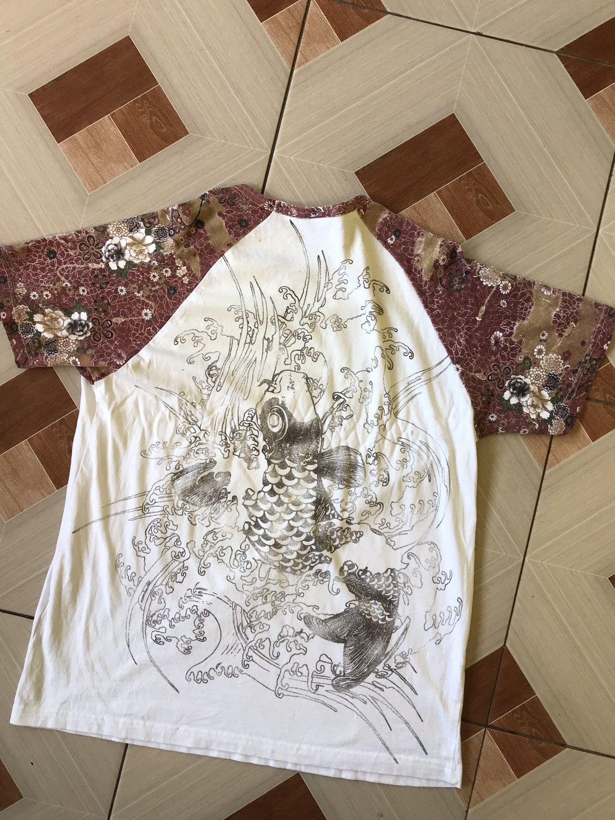 Japanese Brand × Vintage Vintage Cure All Sukajan Tee Size US L / EU 52-54 / 3 - 6 Thumbnail