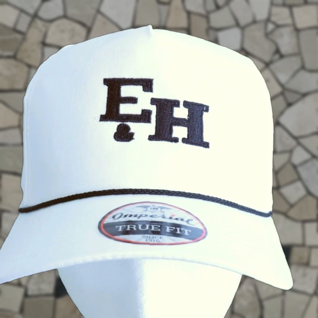 Imperial Imperial E&H White Microfiber Golf Snapback Hat Men OS Size ONE SIZE - 1 Thumbnail