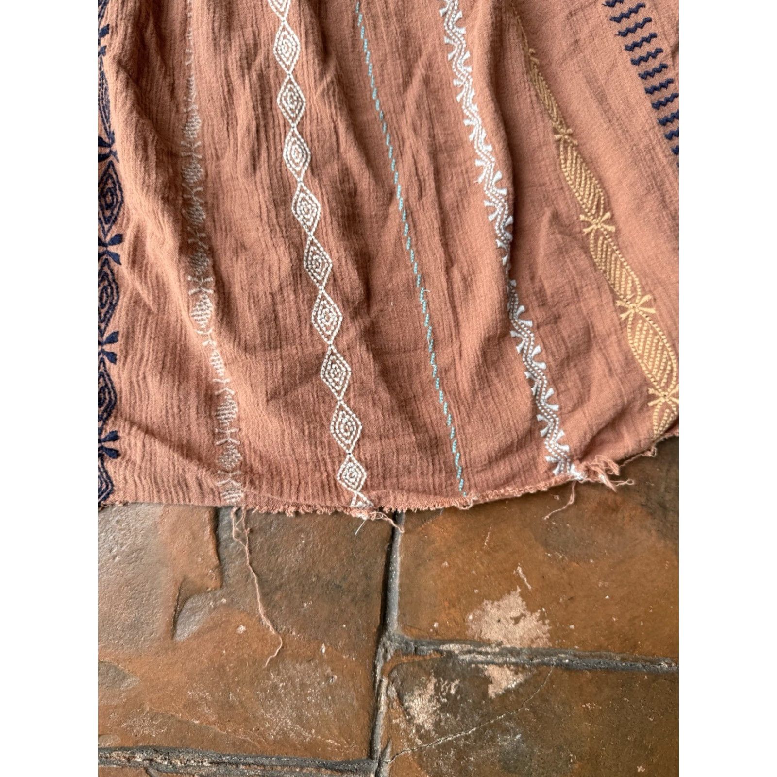 Free People Free People FP One Kathna Skirt Women’s XS Boho Frayed Hem Size 26" / US 2 / IT 38 - 7 Thumbnail
