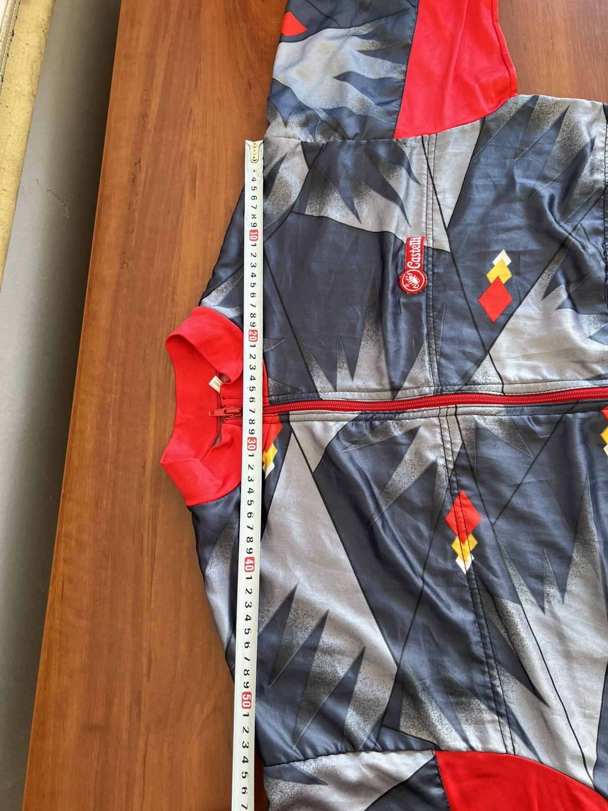 Vintage 1970/80 CASTELLI VINTAGE WINDSTOPPER BIKE CYCLING JACKET 7 Size US XL / EU 56 / 4 - 24 Thumbnail