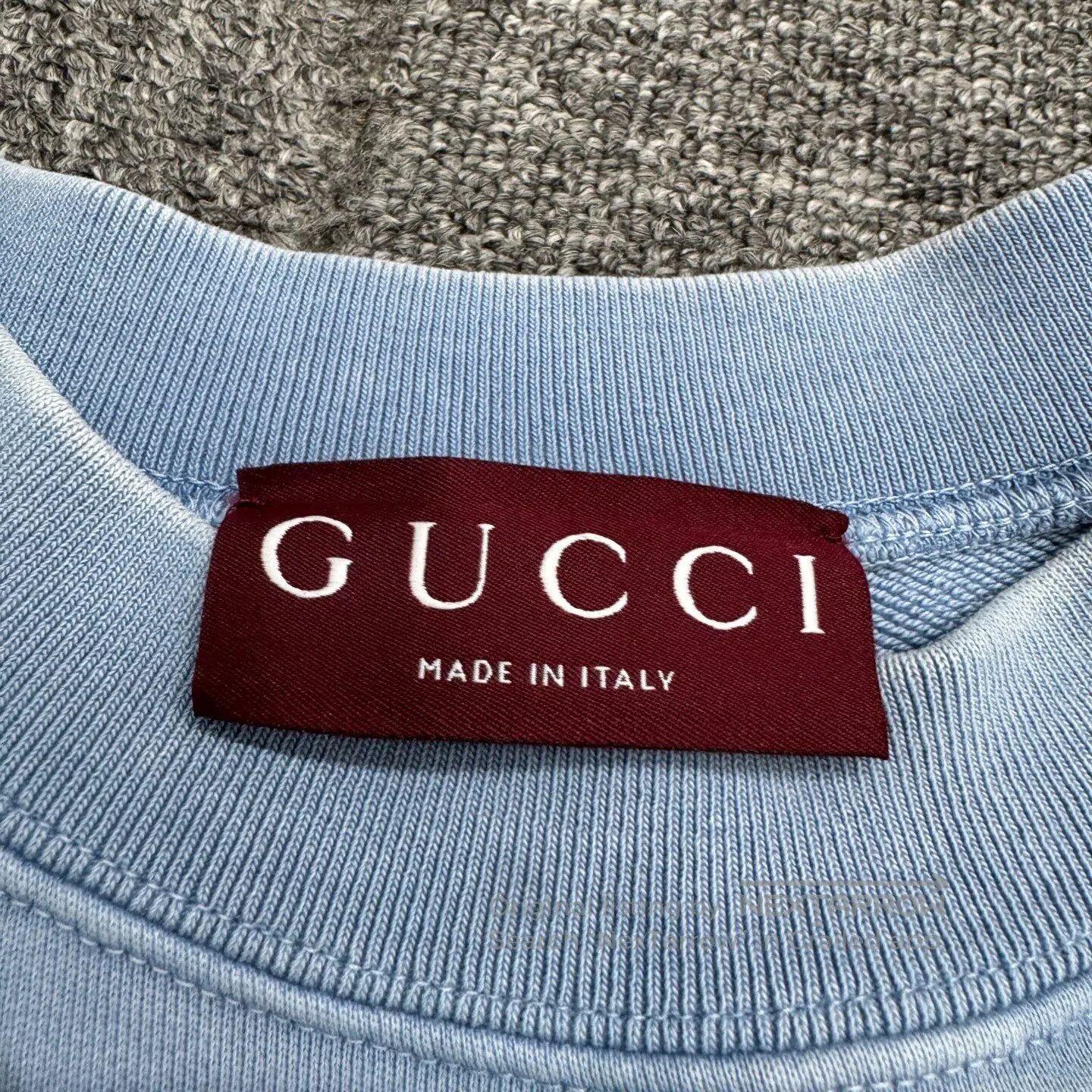 Gucci Guicci Embroidered letter print, washed for an aged look; Size US L / EU 52-54 / 3 - 4 Thumbnail
