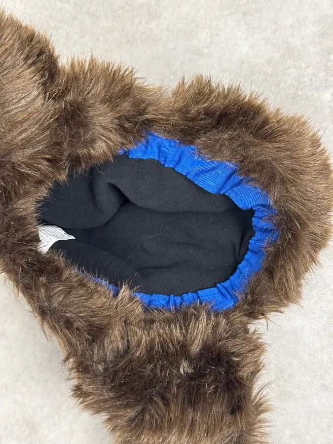 Just Cavalli 2000s Cavalli Brown Fur Chapka Hat Size ONE SIZE - 7 Thumbnail