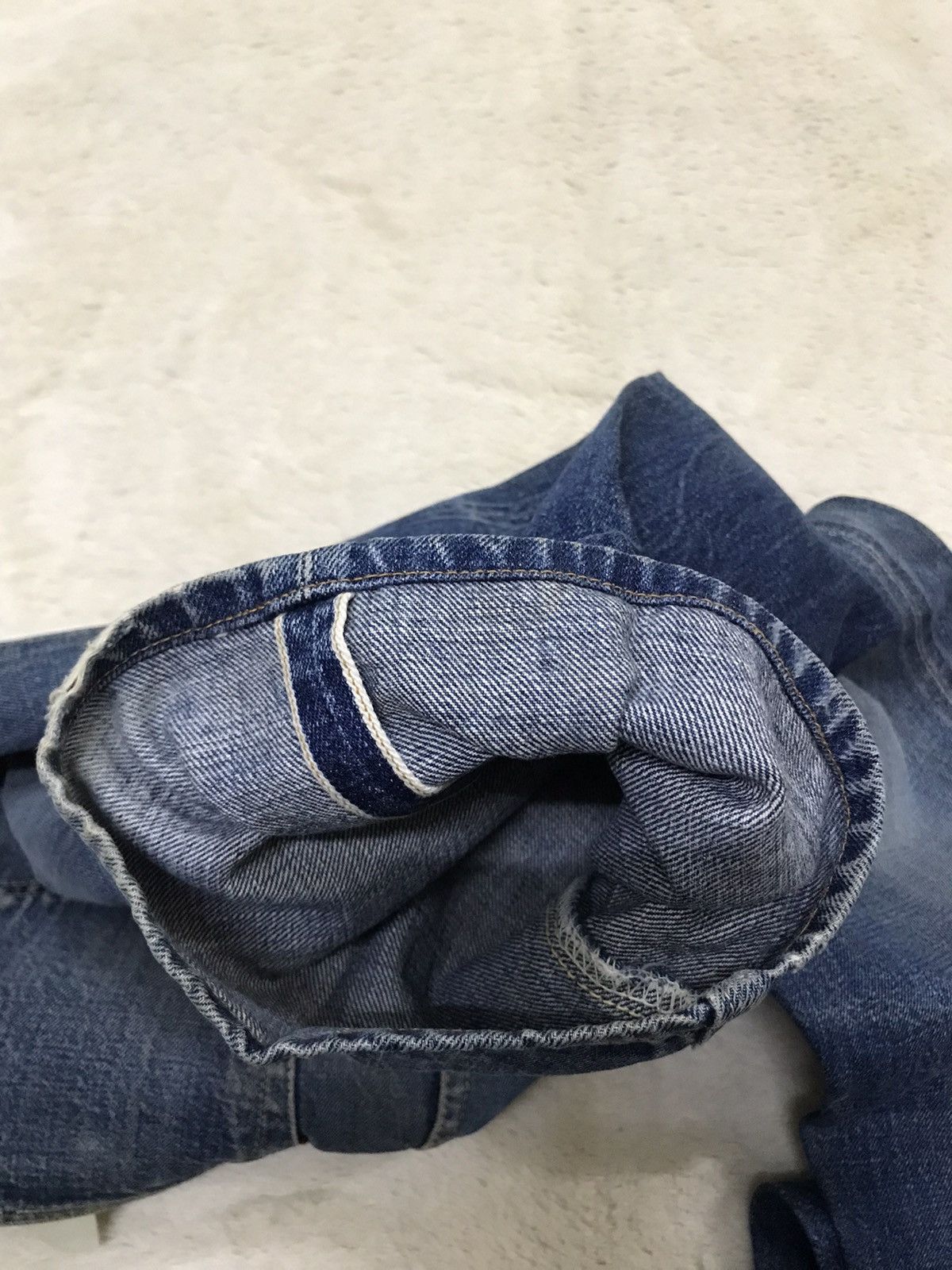 Denime × Japanese Brand × Vintage Japanese Brand DENIME Selvedge Jeans 30 Size US 30 / EU 46 - 9 Thumbnail