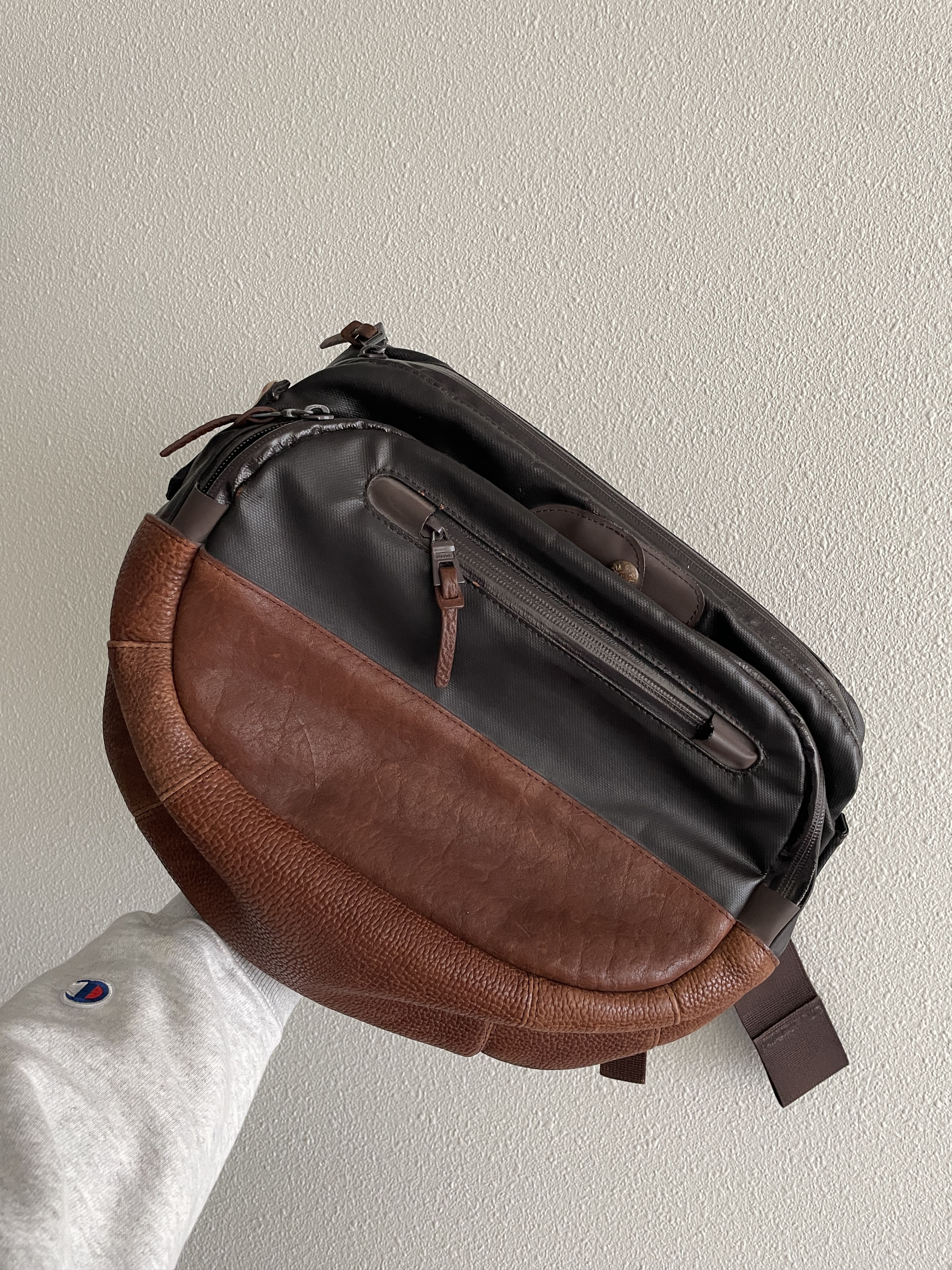image of Visvim Ballistic Lumbar 8L in Brown Tan, Men's