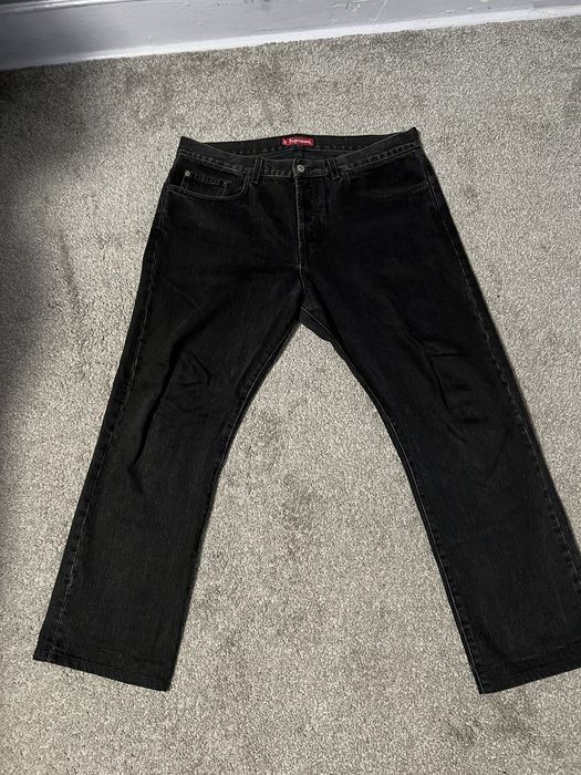 Supreme Supreme Regular Jeans- Black | Grailed