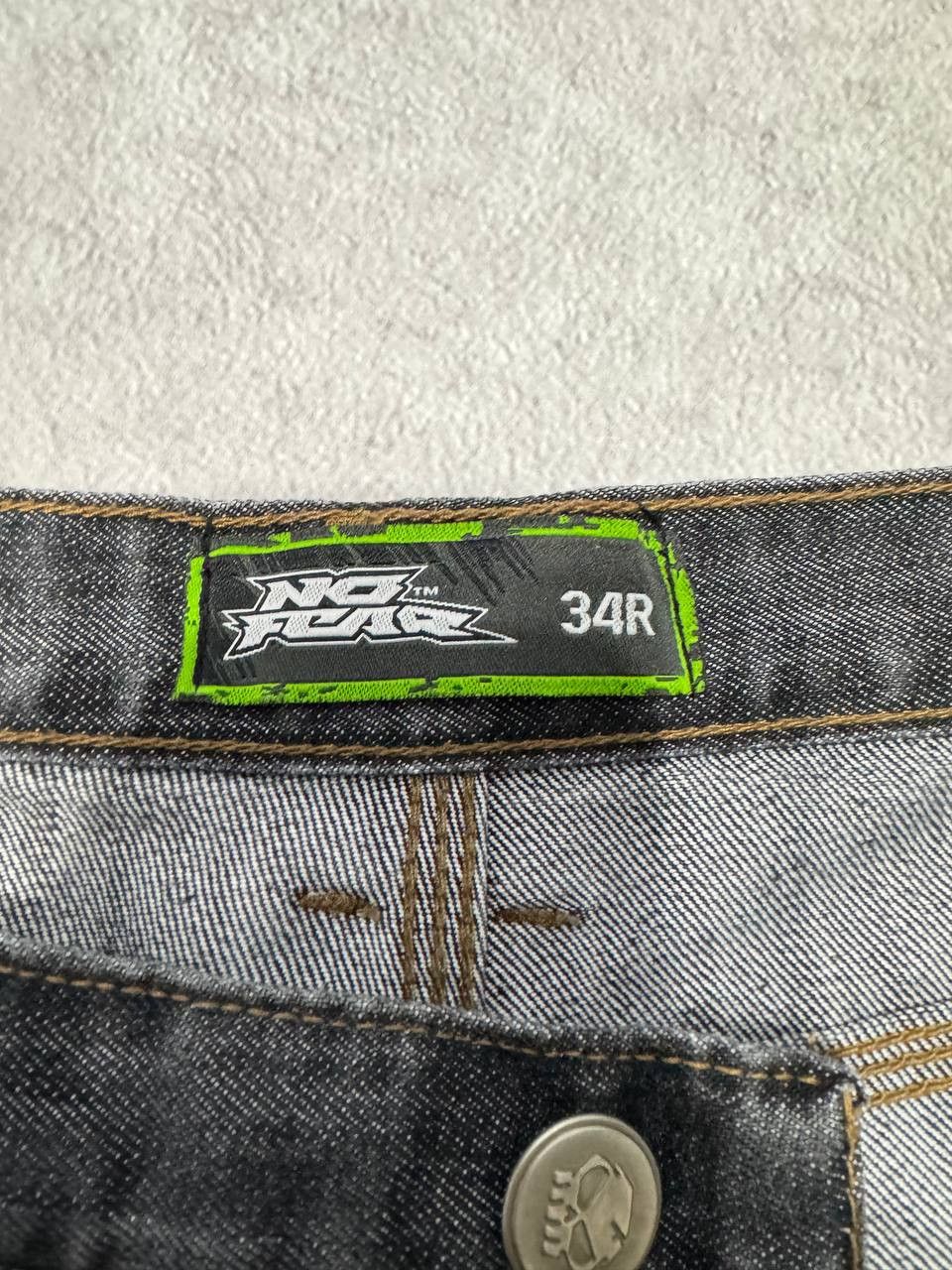 No Fear crazy y2k faded no fear japan style jeans if six was nine Size US 34 / EU 50 - 8 Thumbnail