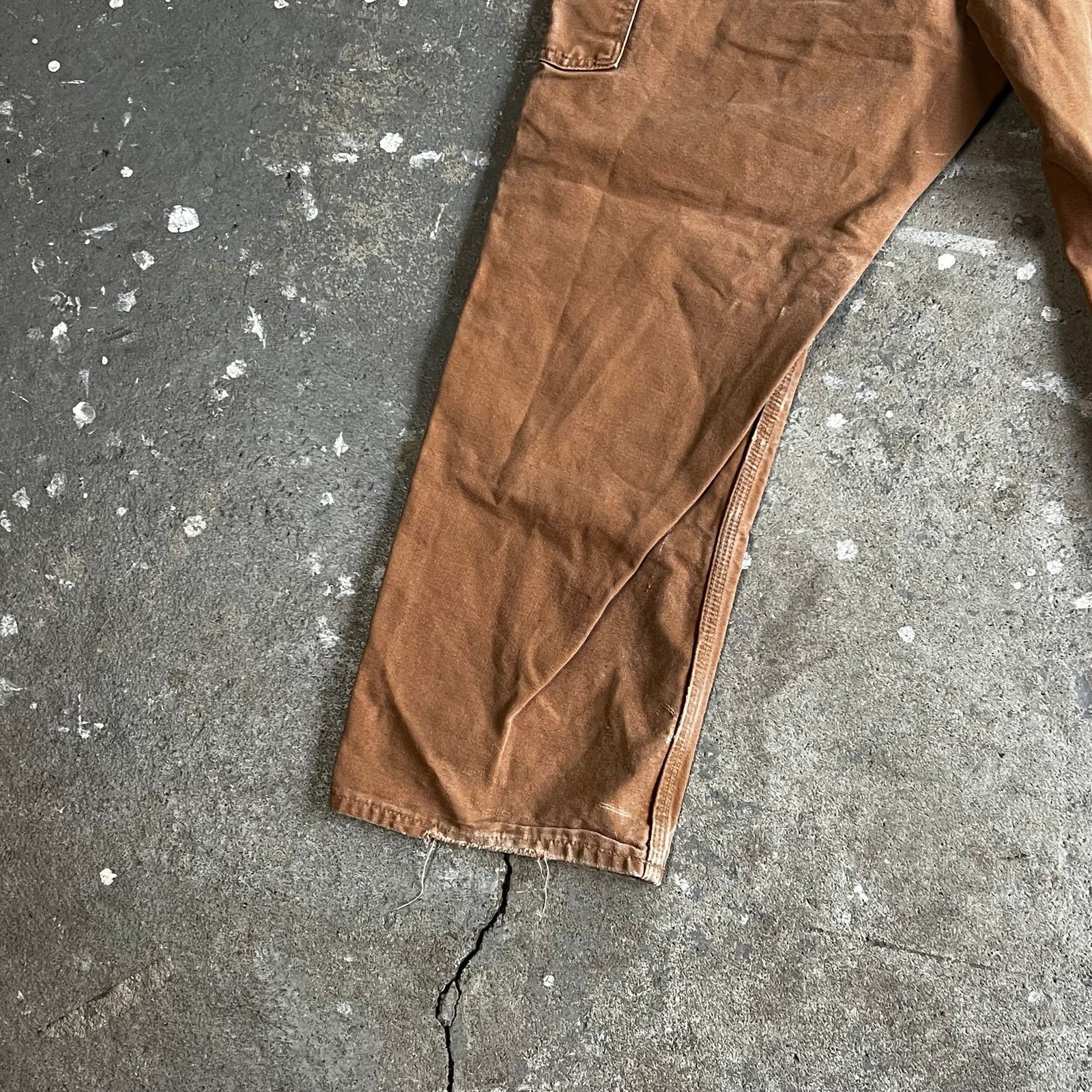 Carhartt × Vintage Carhartt brown double knee work wear carpenter pants Size US 35 - 9 Thumbnail