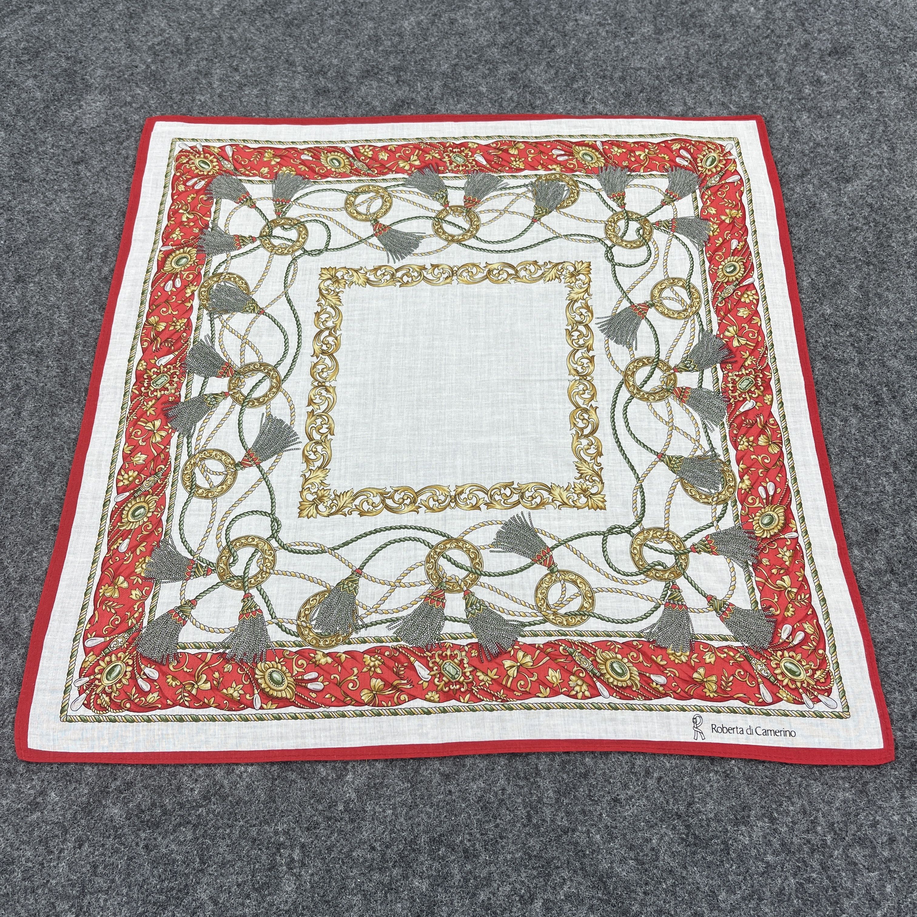 Vintage Roberta Di Camerino Handkerchief / Bandana B281 Size ONE SIZE - 9 Thumbnail
