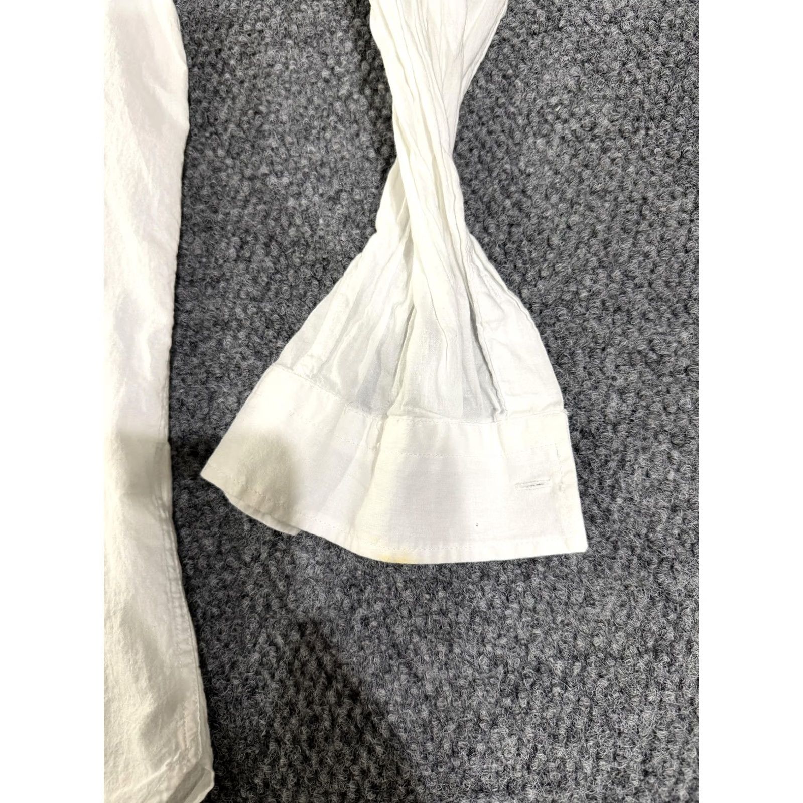 Zara Zara Shirt Mens XL White Solid Long Sleeve Button Down Relaxed Fit Casual Size US XL / EU 56 / 4 - 3 Thumbnail