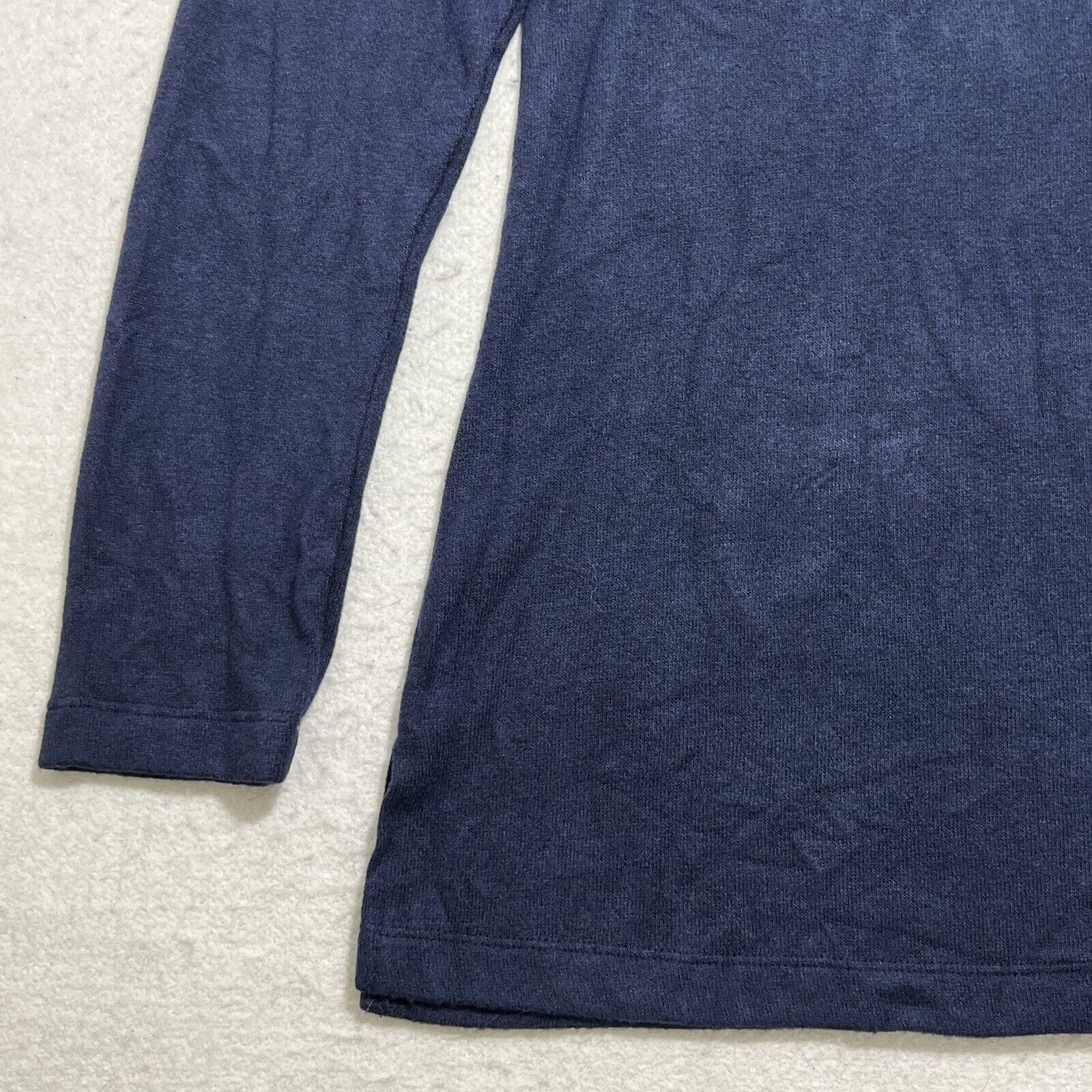 Other SOMA Henley V Neck Blue Lightweight Sweater Pullover Size M / US 6-8 / IT 42-44 - 6 Thumbnail