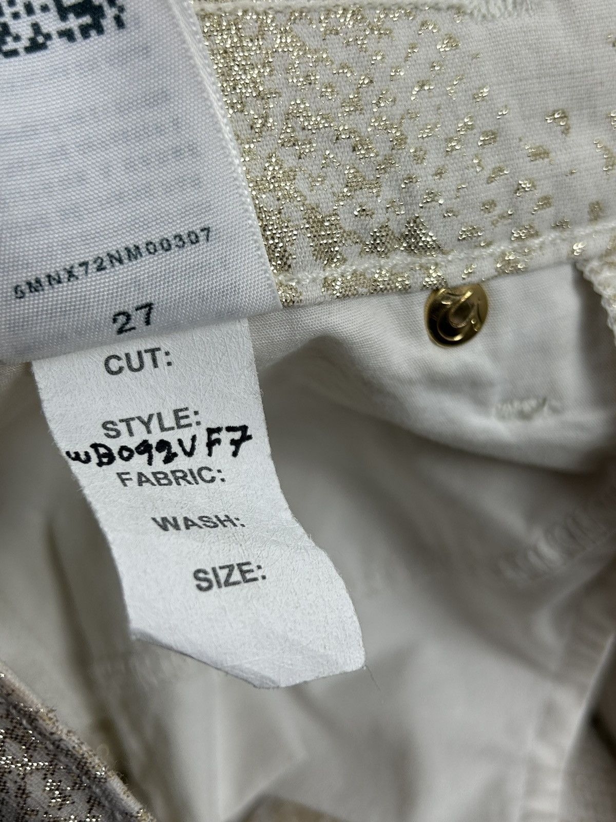 True Religion True Religion Halle Mid Rise Super Skinny Shiny Python Jeans Size 27" / US 4 / IT 40 - 11 Thumbnail